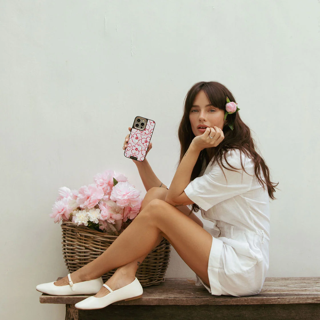 Flower Girl - Samsung Galaxy S25 Plus ケース