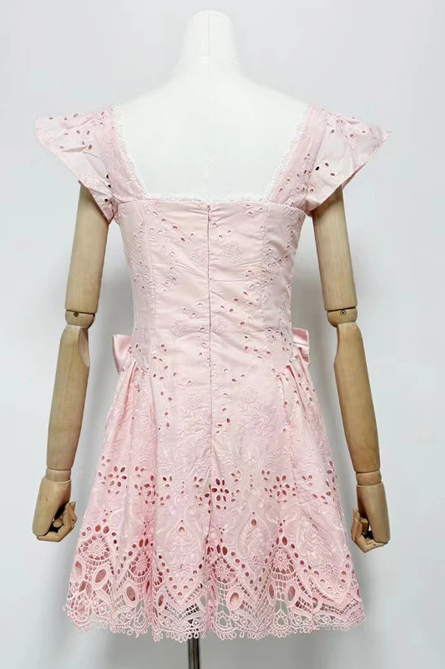 Giglio Broderie Anglais Mini Dress