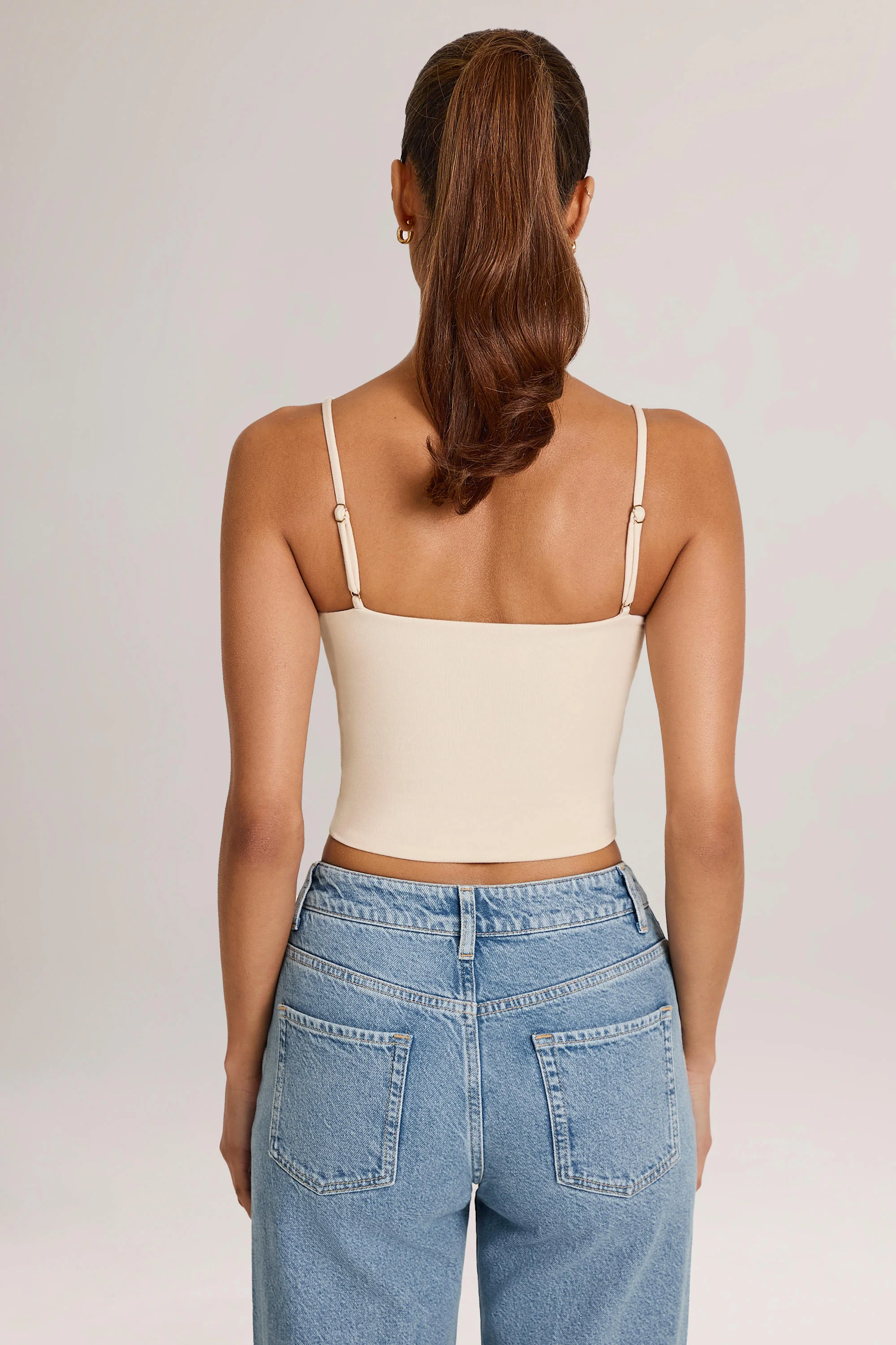 Modal Scoop-Neck Tank Top in Ivory