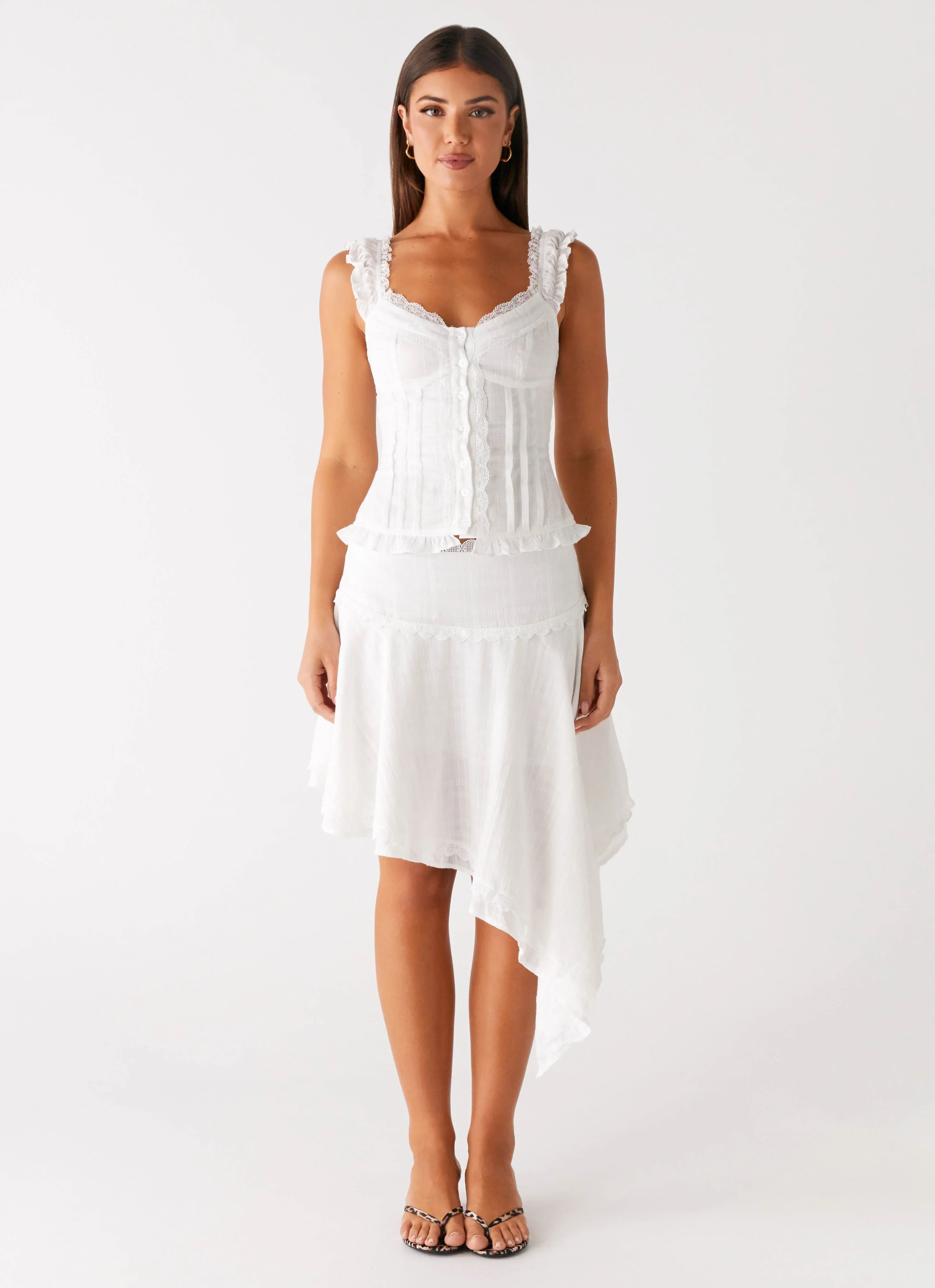 Clearwater Mist Top - White