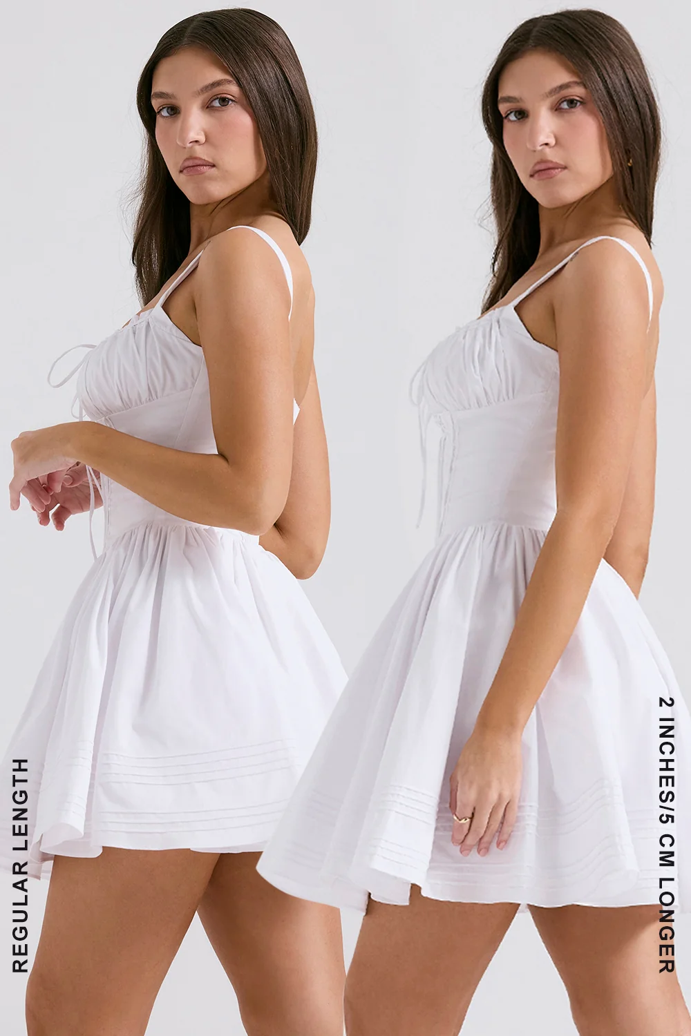 white cotton mini dress - luluinthesky