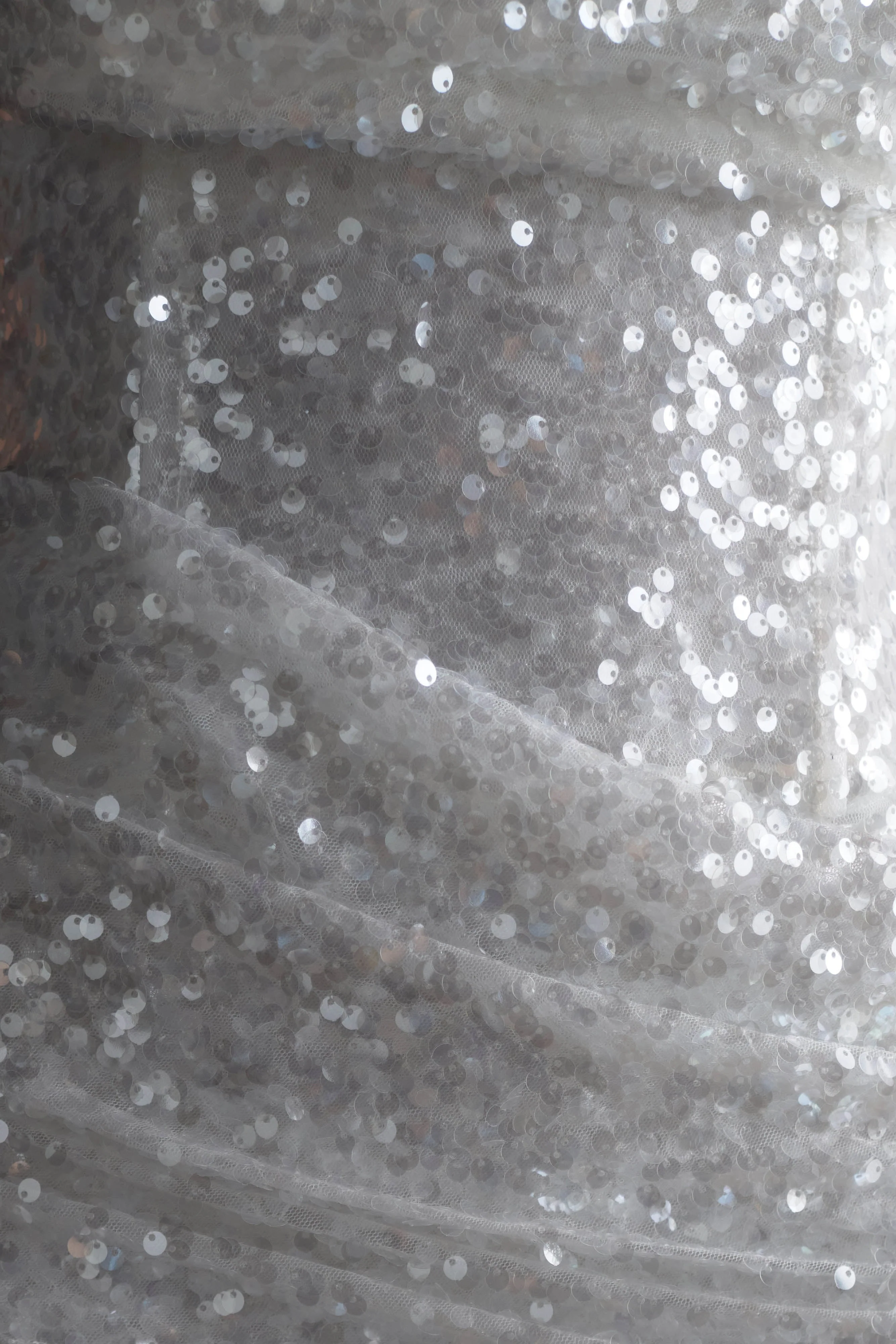 Nala Strapless Sequin Mini Dress - White