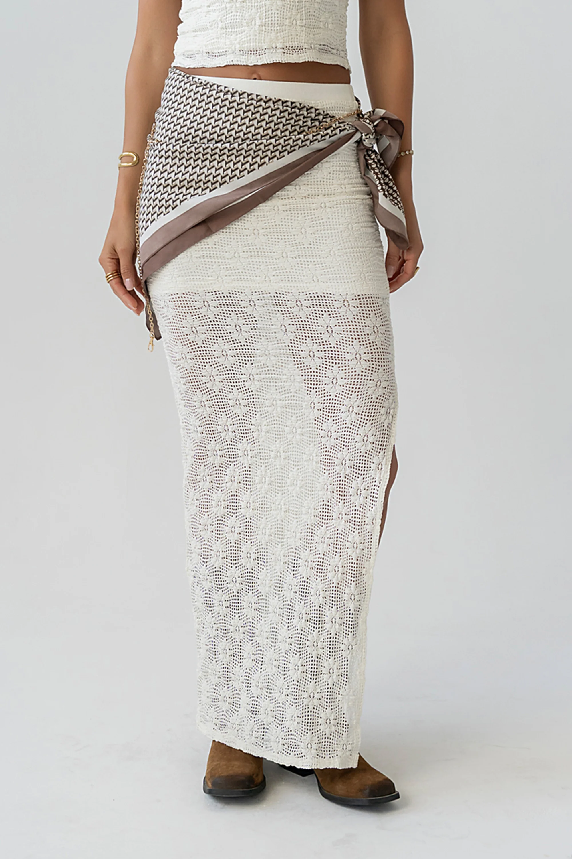 Briana Sheer Maxi Skirt - FINAL SALE