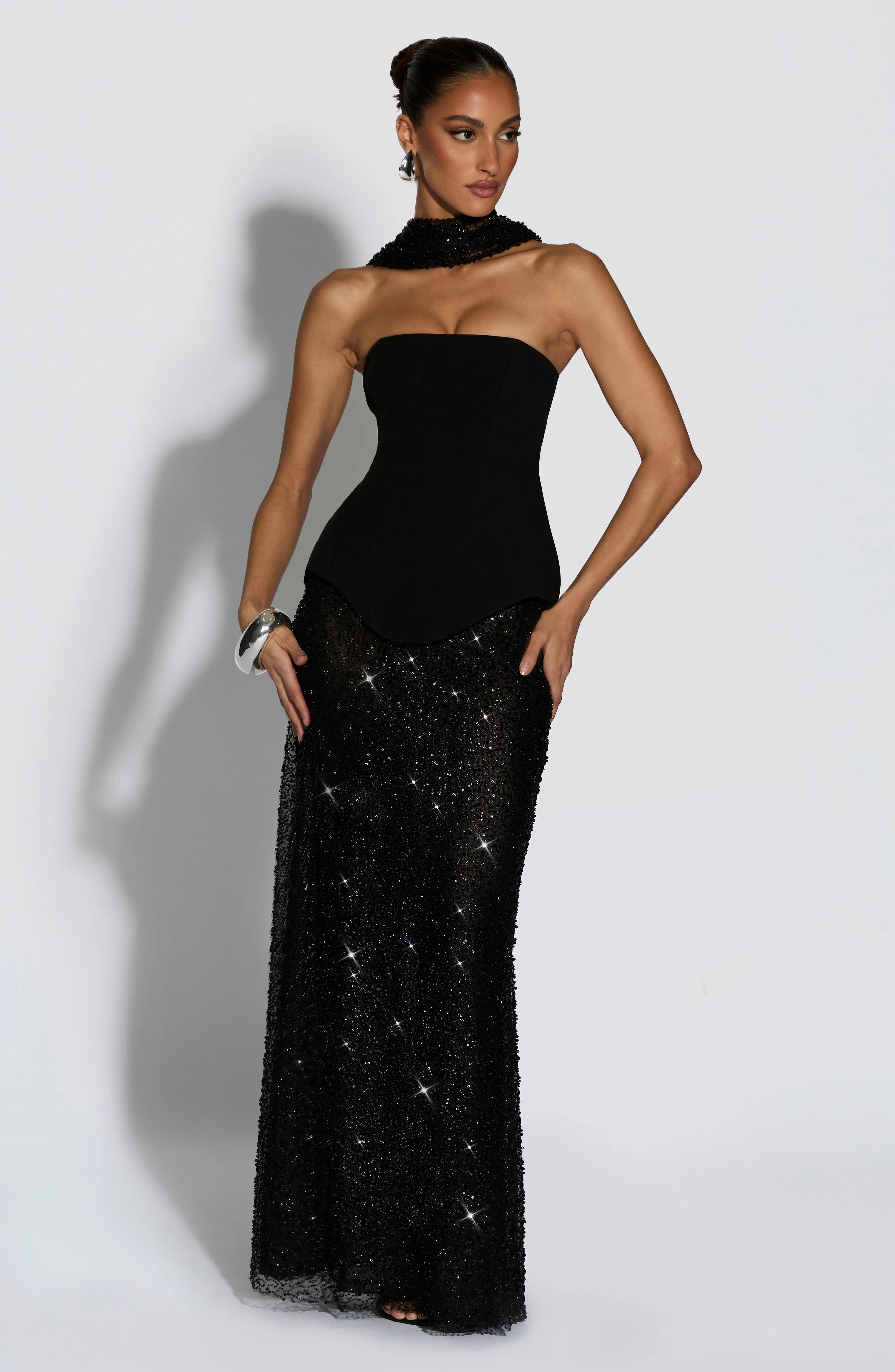 Allaire Maxi Skirt - Black