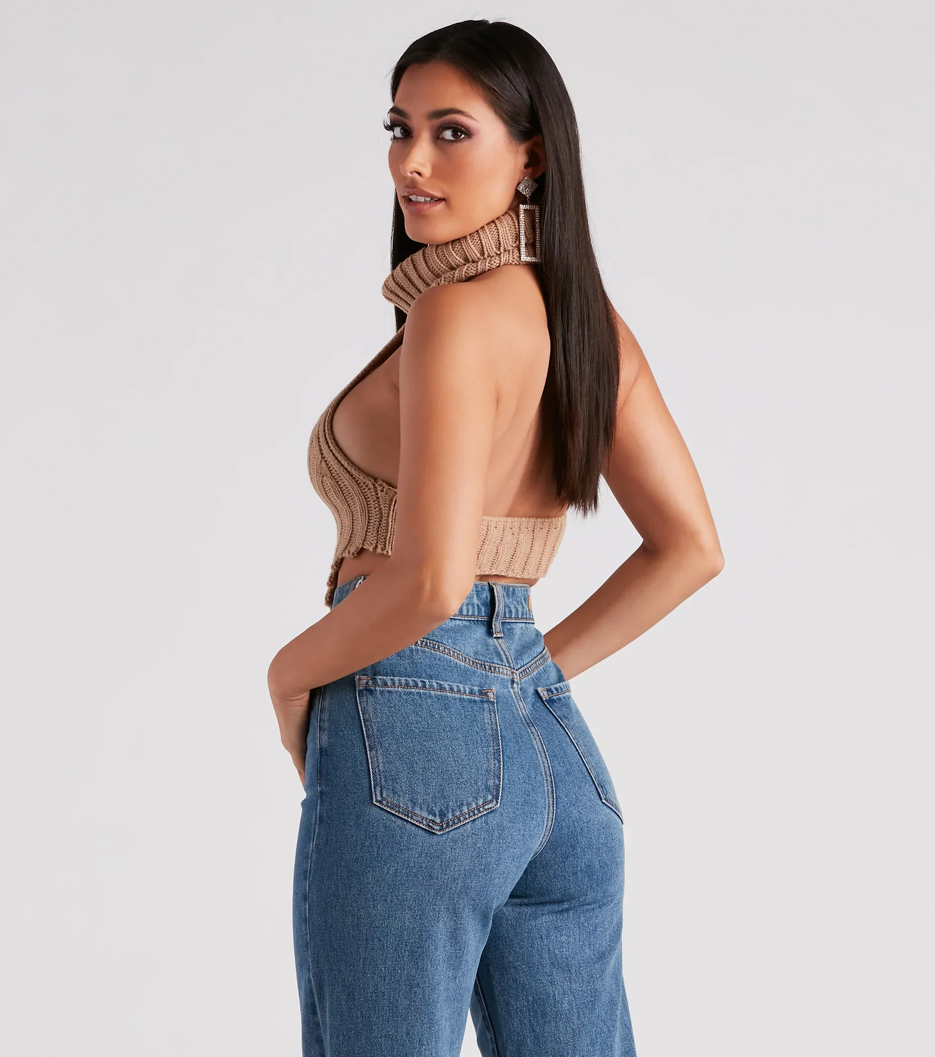 Feisty Lady Turtleneck Sweater Top
