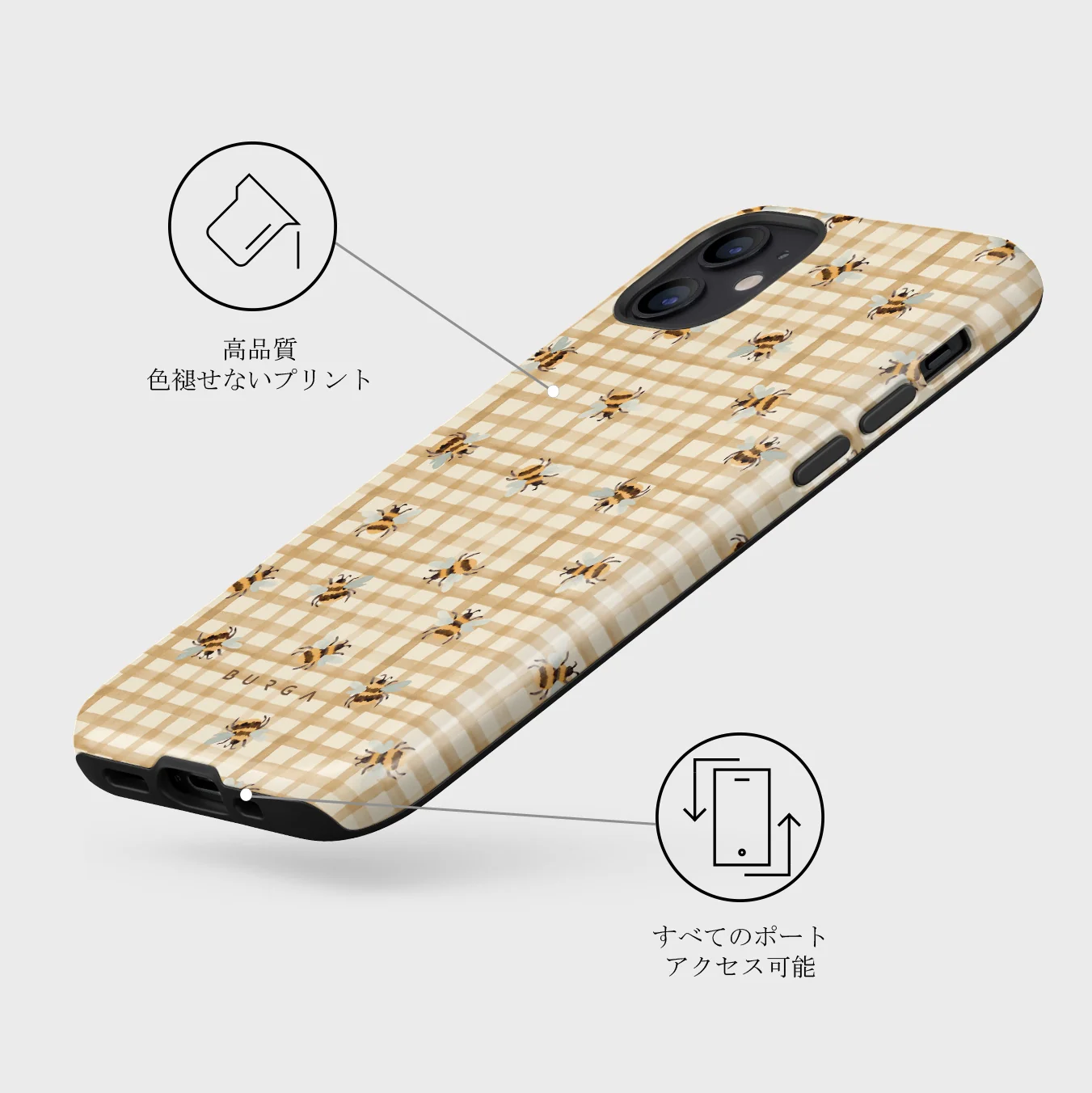 Honeycomb - iPhone 12 Mini ケース