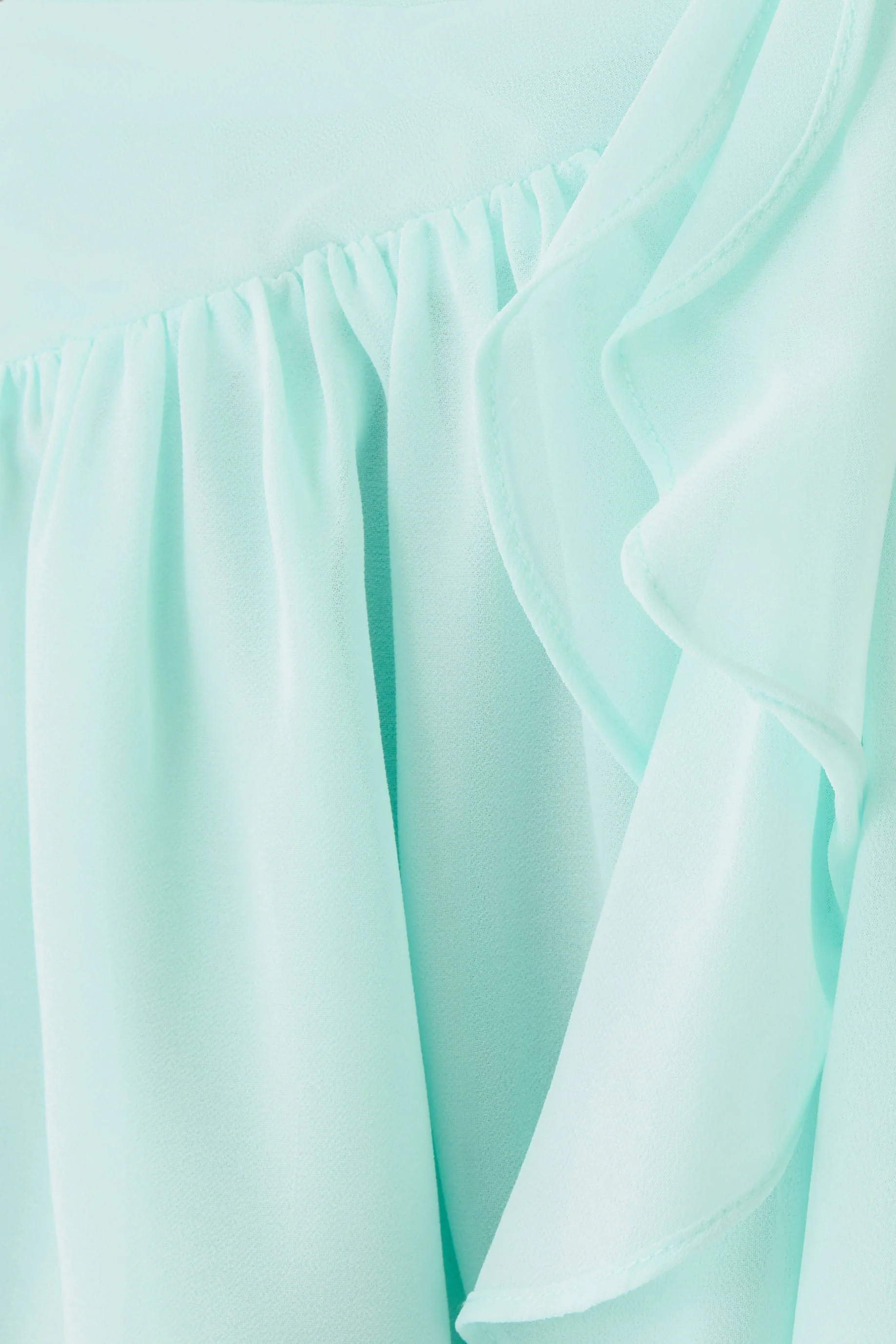 Guide You Halter Neck Mini Dress - Aqua