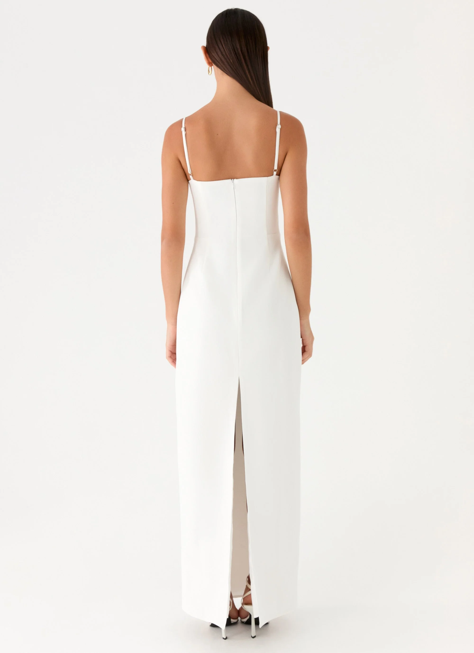 Aralyn Maxi Dress - White - luluinthesky