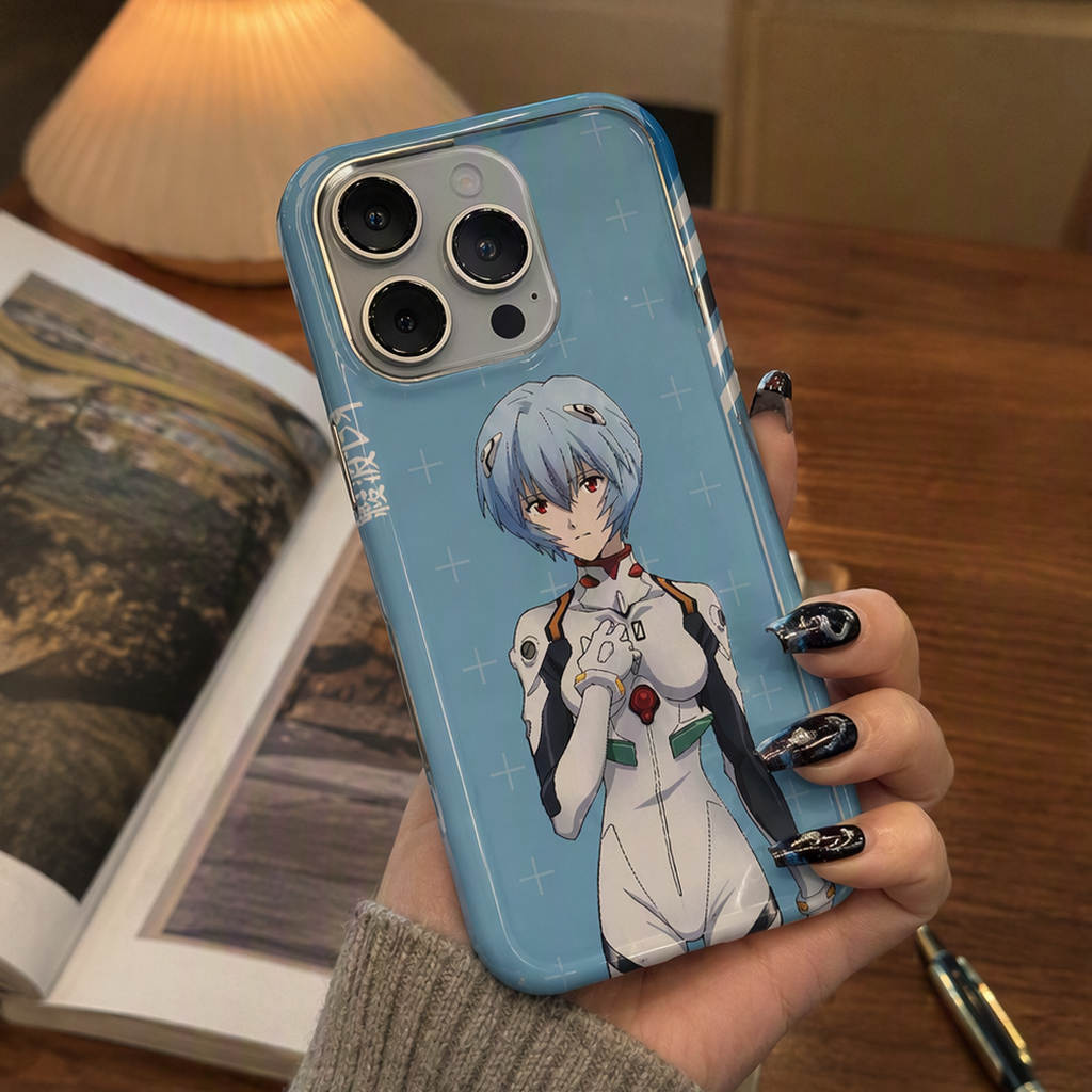 Evangelion Custom Character Phone Case - Rei Ayanami