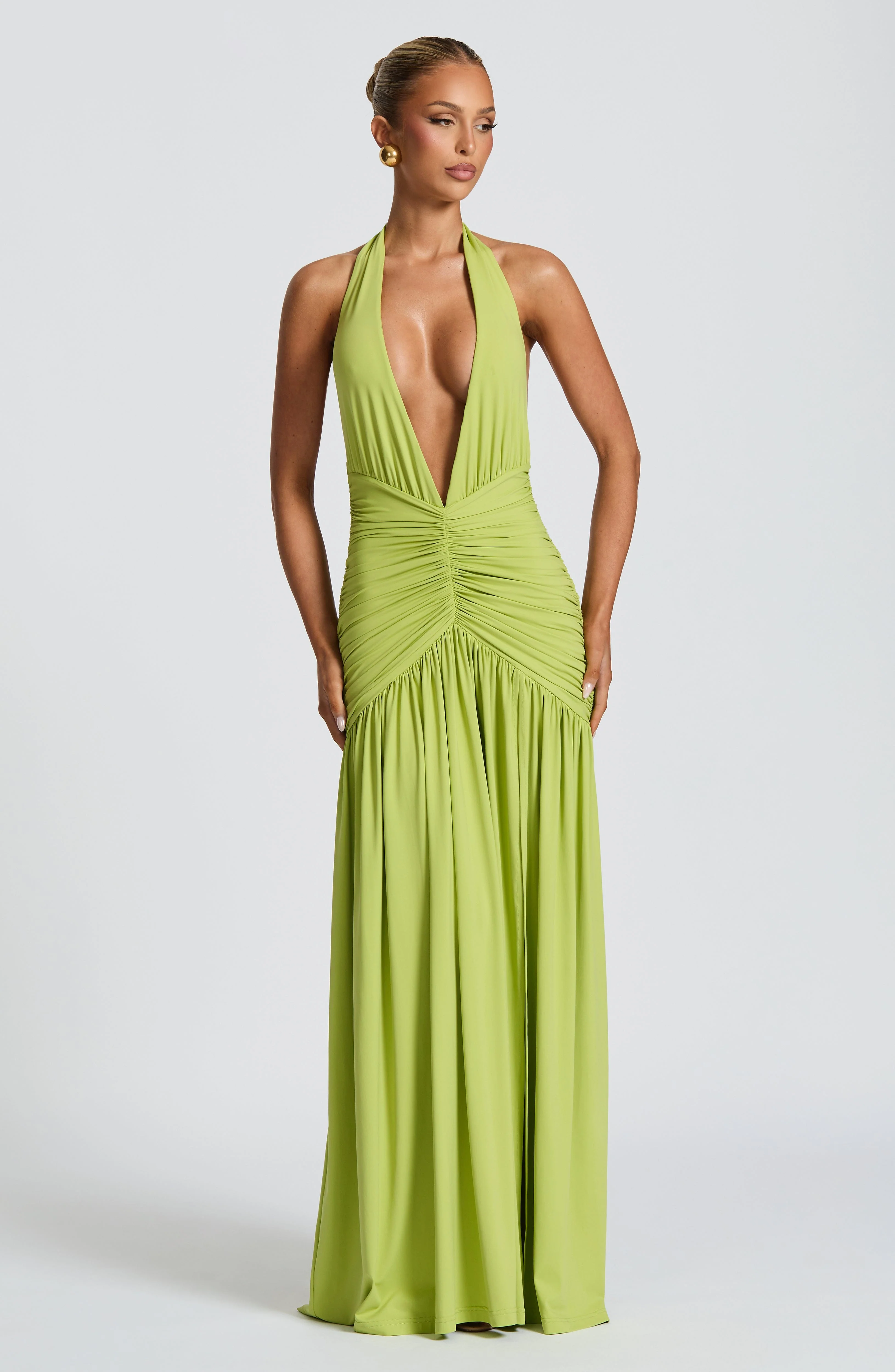 Melania Maxi Dress - Olive