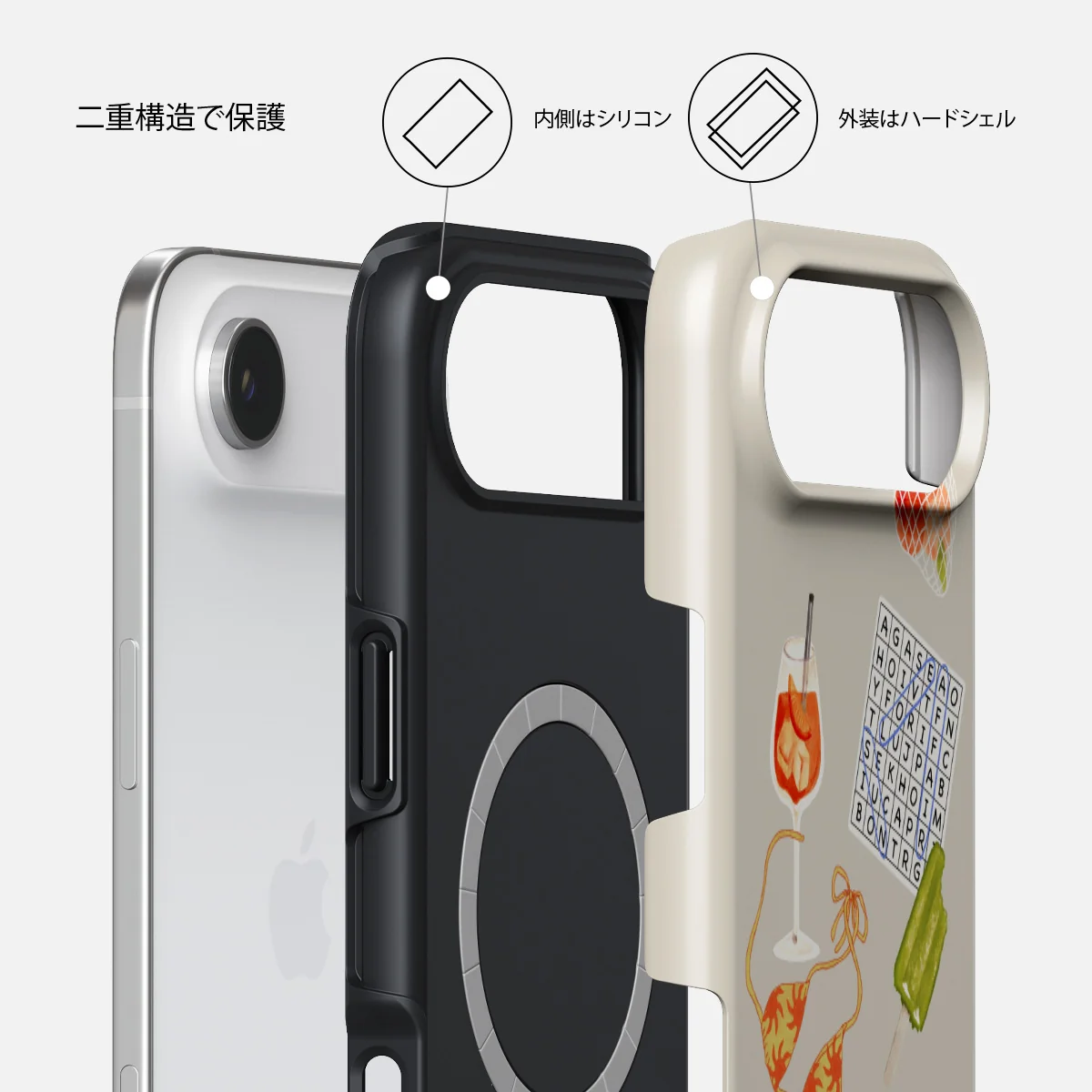 Seaside Muse - iPhone Air ケース
