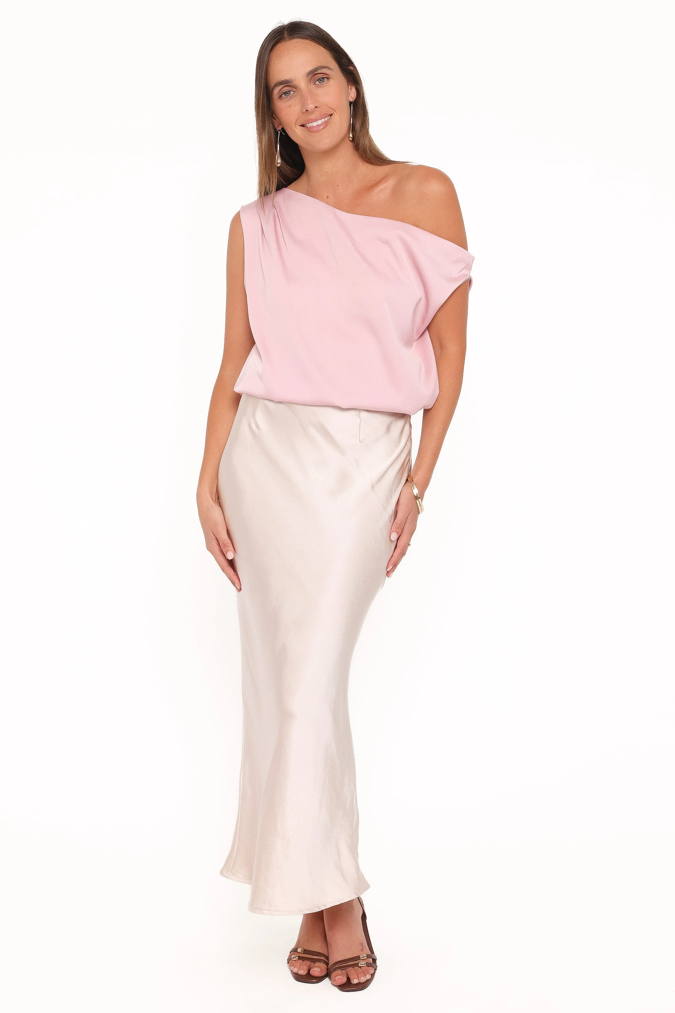 Chandler Off Shoulder Top - Pink