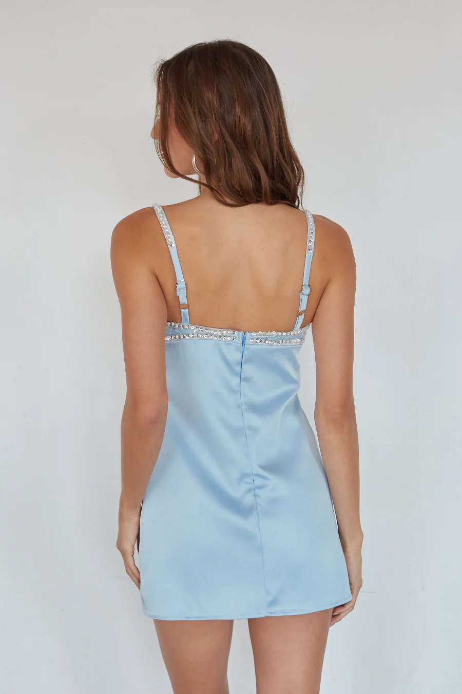 Blair Embellished Mini Dress - luluinthesky