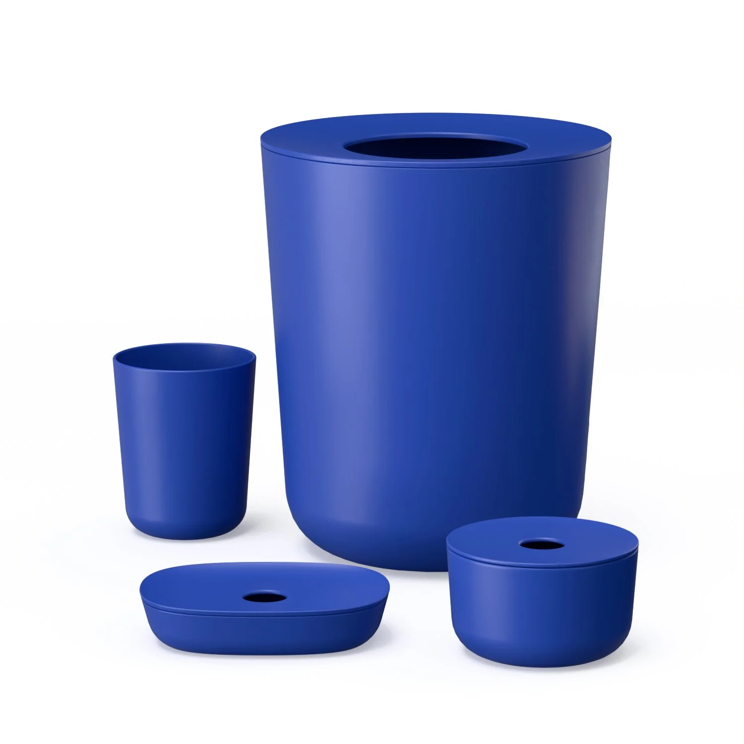 Vogeelle 4-Piece Bathroom Set - Royal Blue