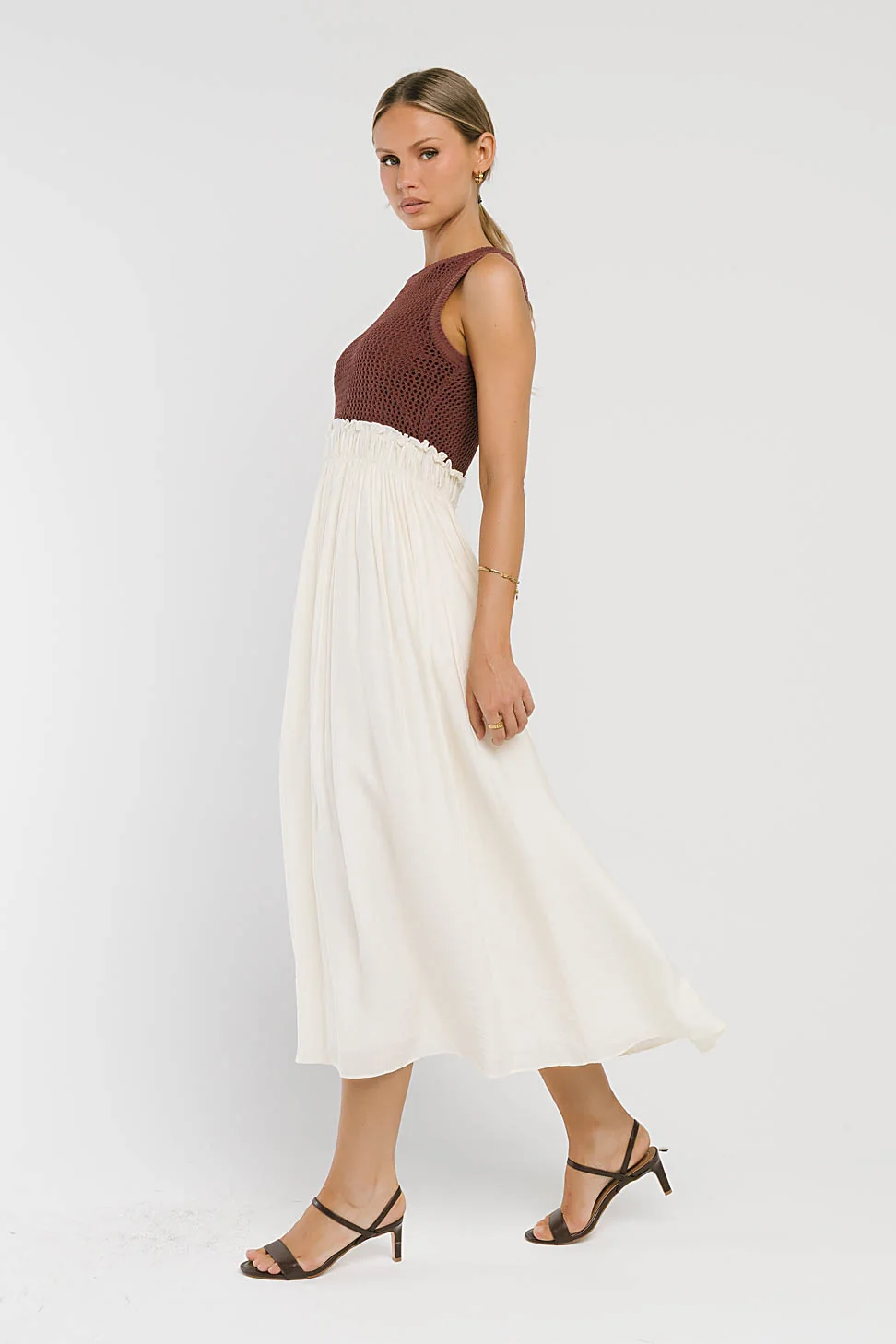 Serafina Maxi Dress in Marsala