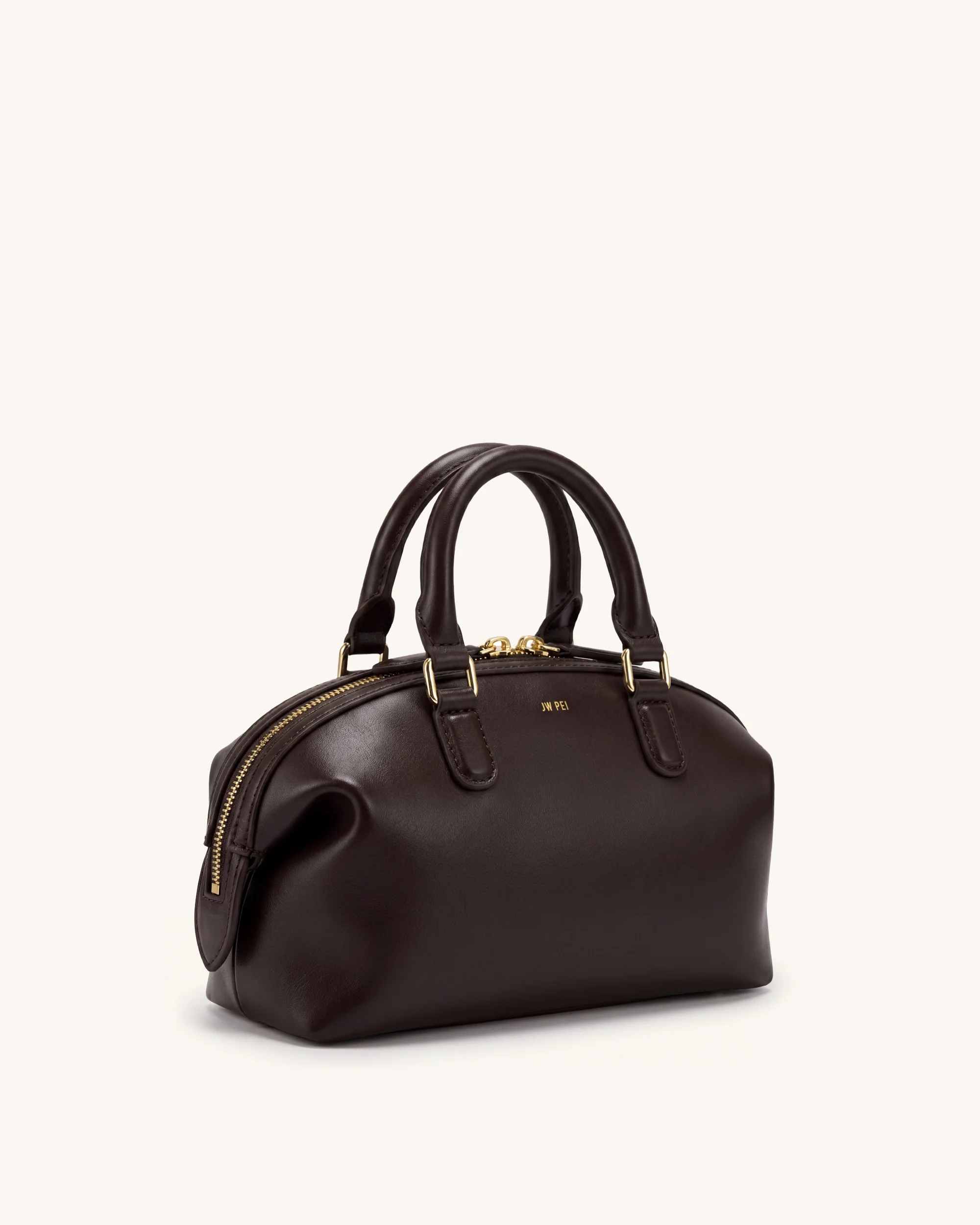Arlo Top Handle Bag - Dark Brown
