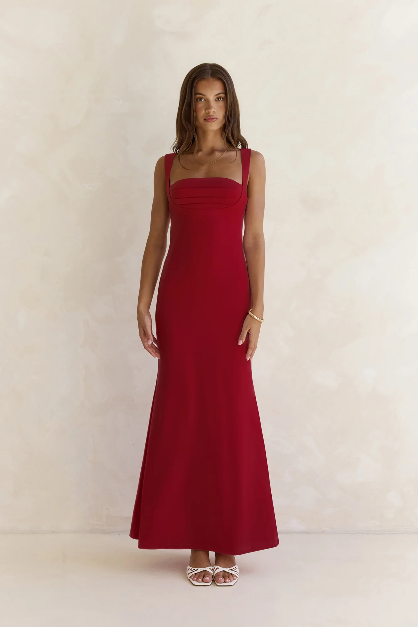 Spring In The Clouds Maxi Dress Burgundy - luluinthesky