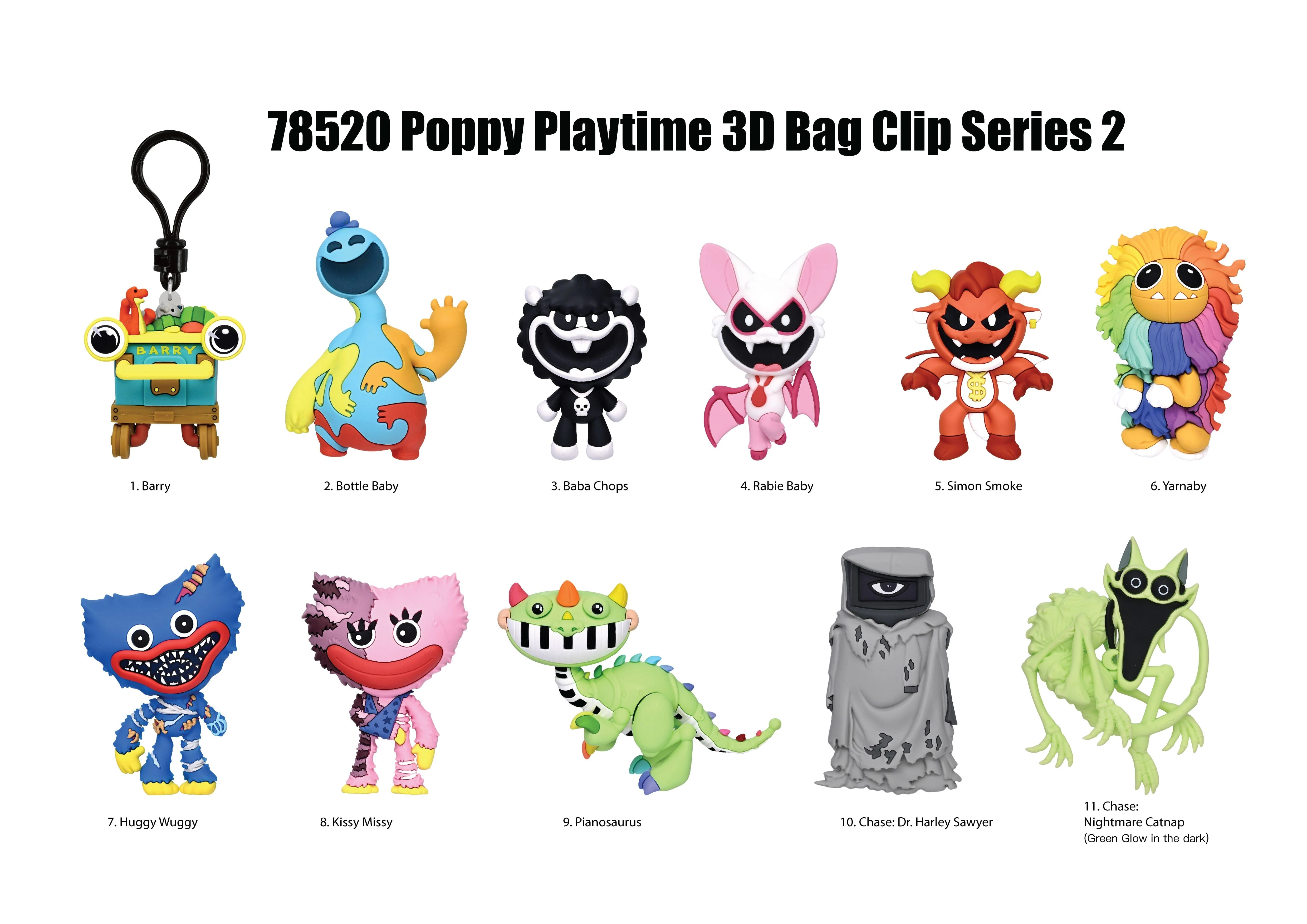 3D Anime: Poppy Playtime Display Bag Clips Series 2 (1pc)