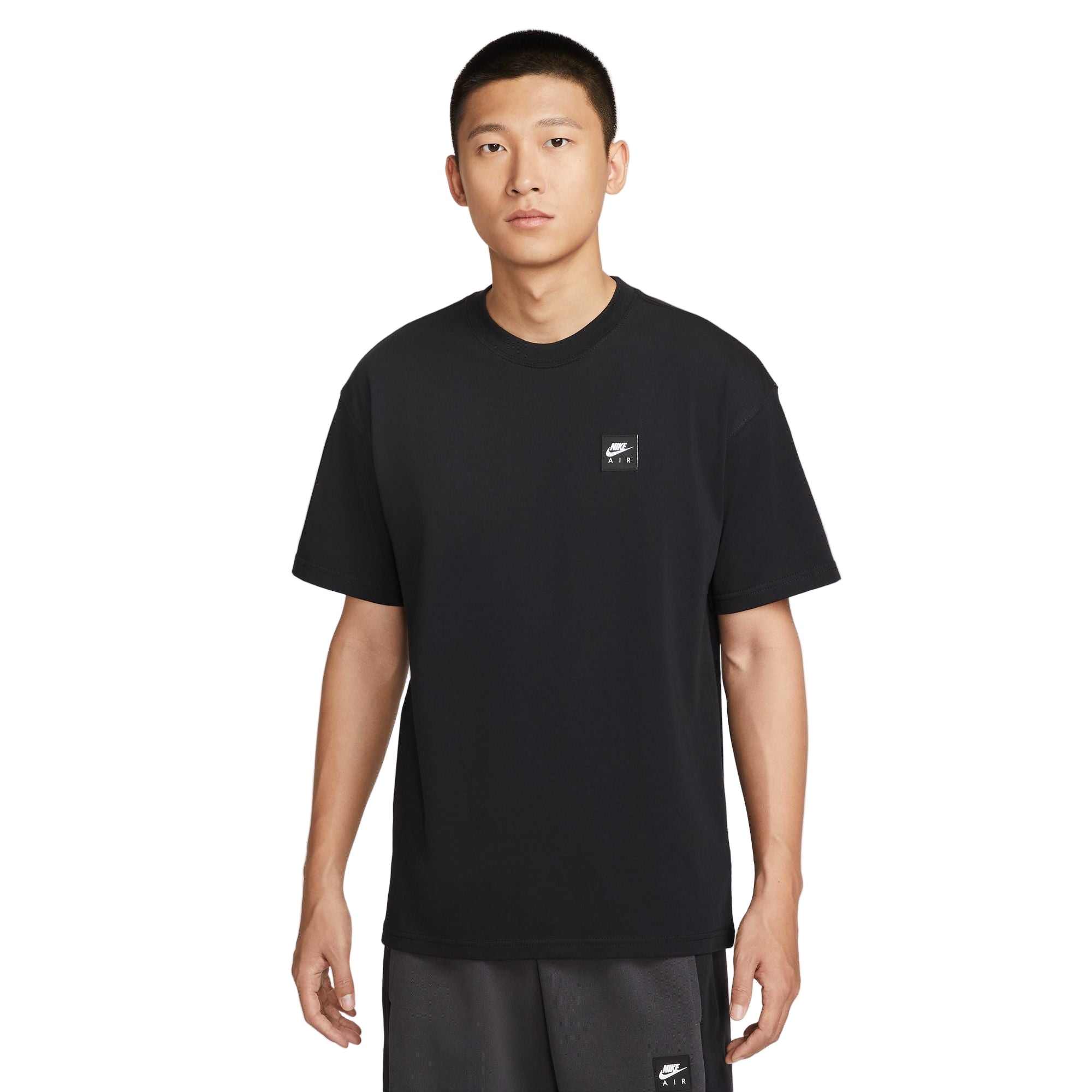 NIKE Air Max 90 Tee Men's Round Neck Black HQ9249-010