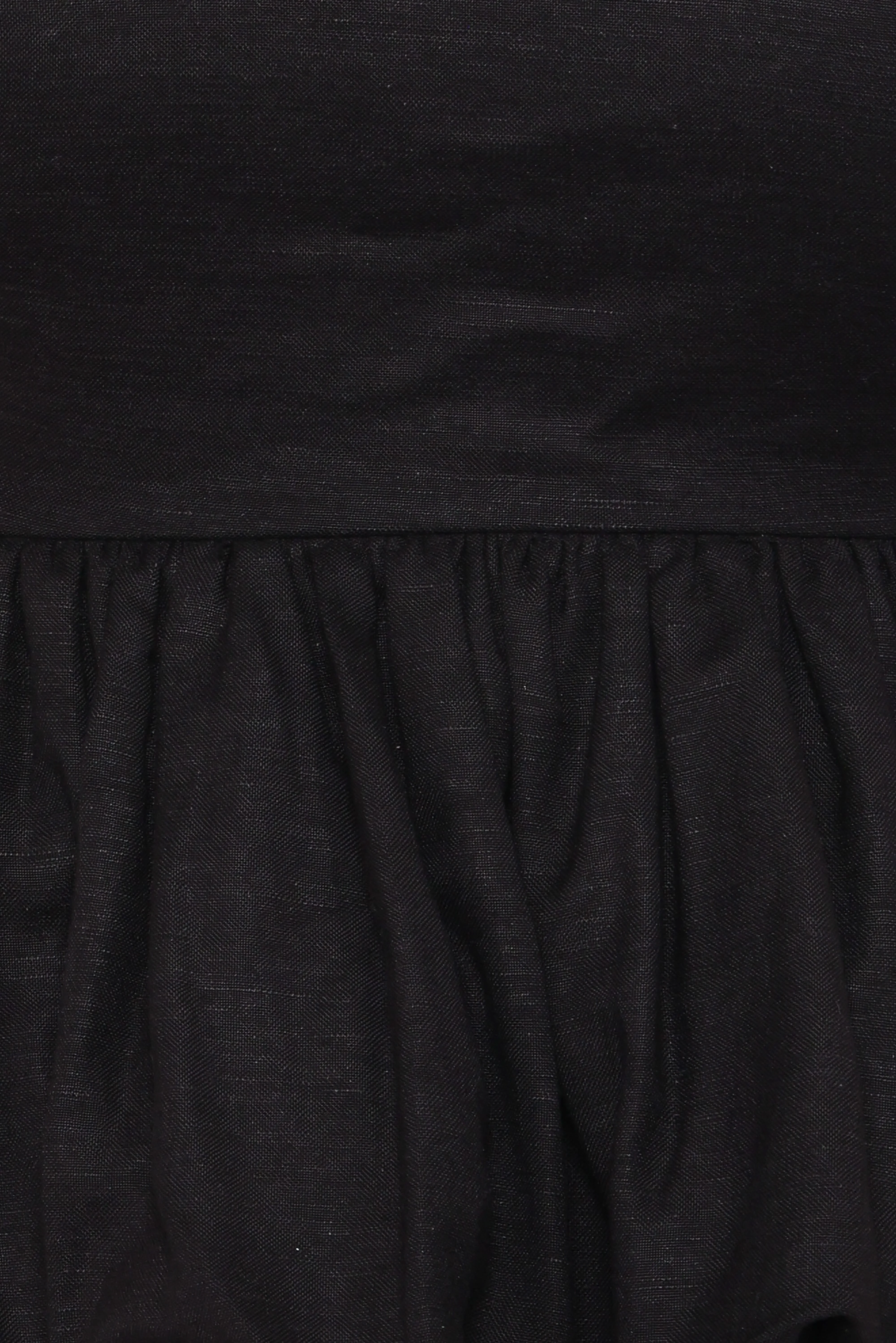 Ursa Peplum Top - Black
