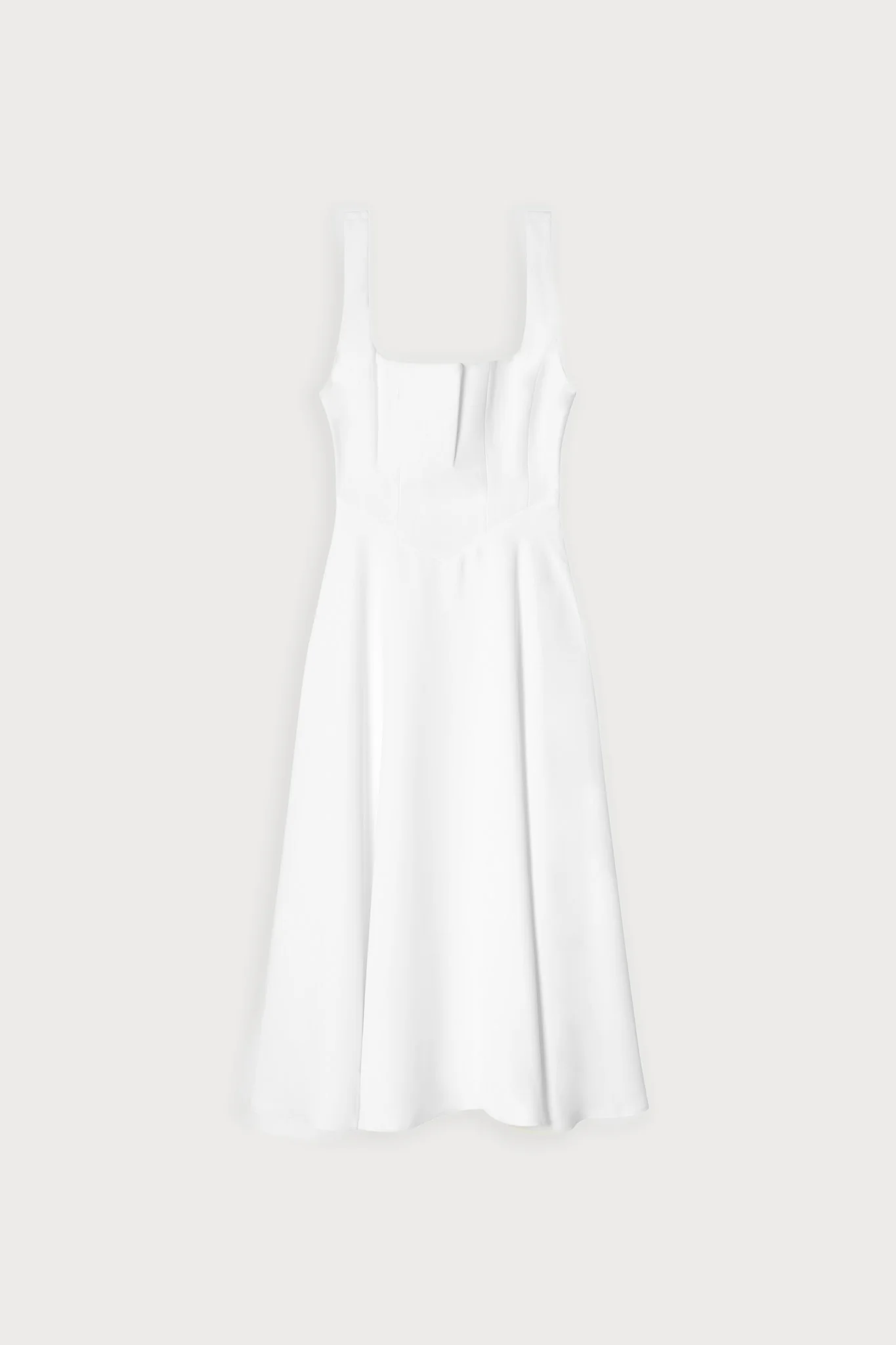 Square Neck Midi Dress