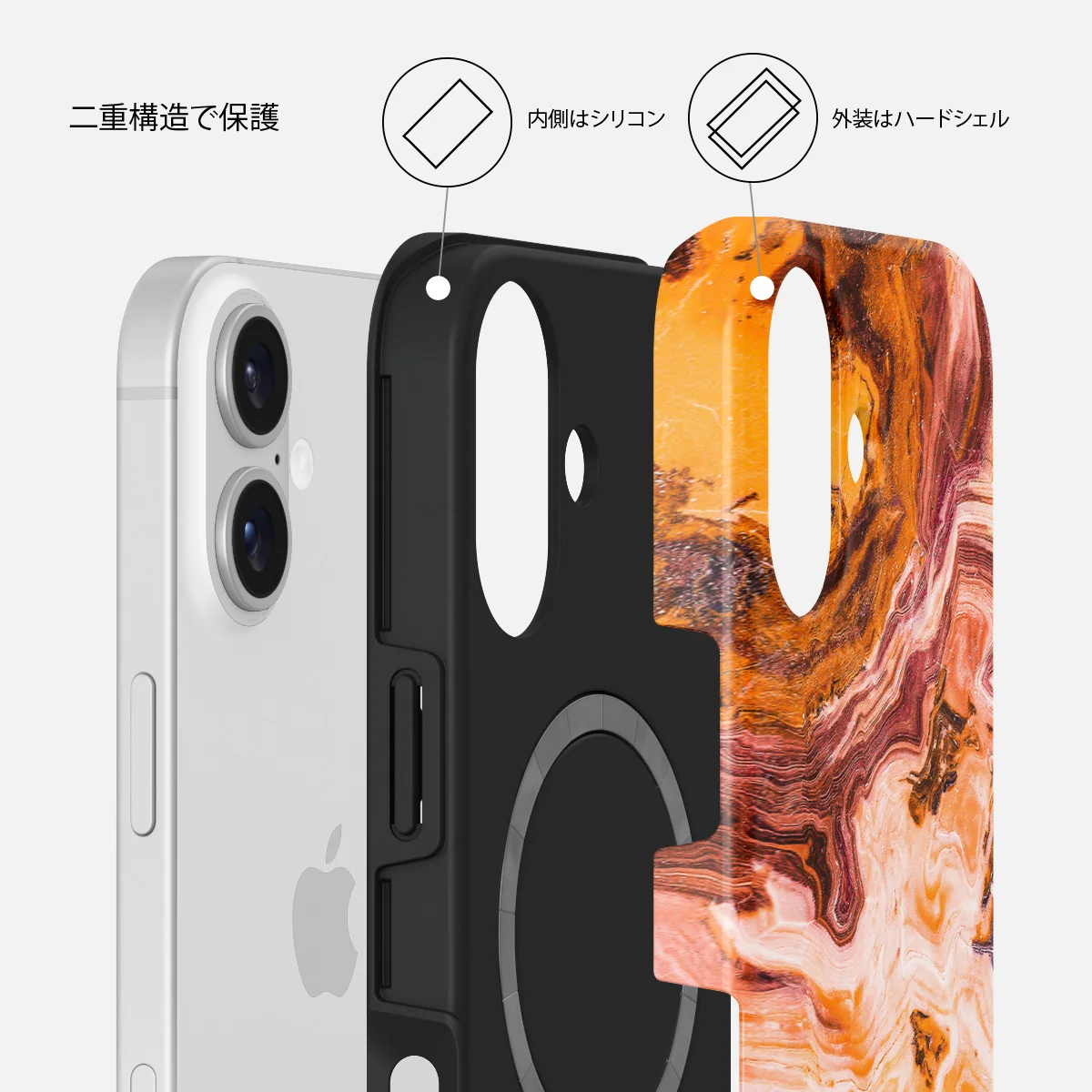 Pumpkin Spice - iPhone 16 Plus ケース
