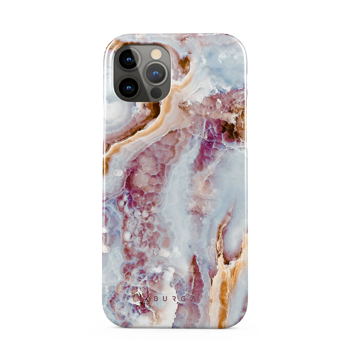 Frozen Leaves - Cute Marble iPhone 12 Pro Max ケース