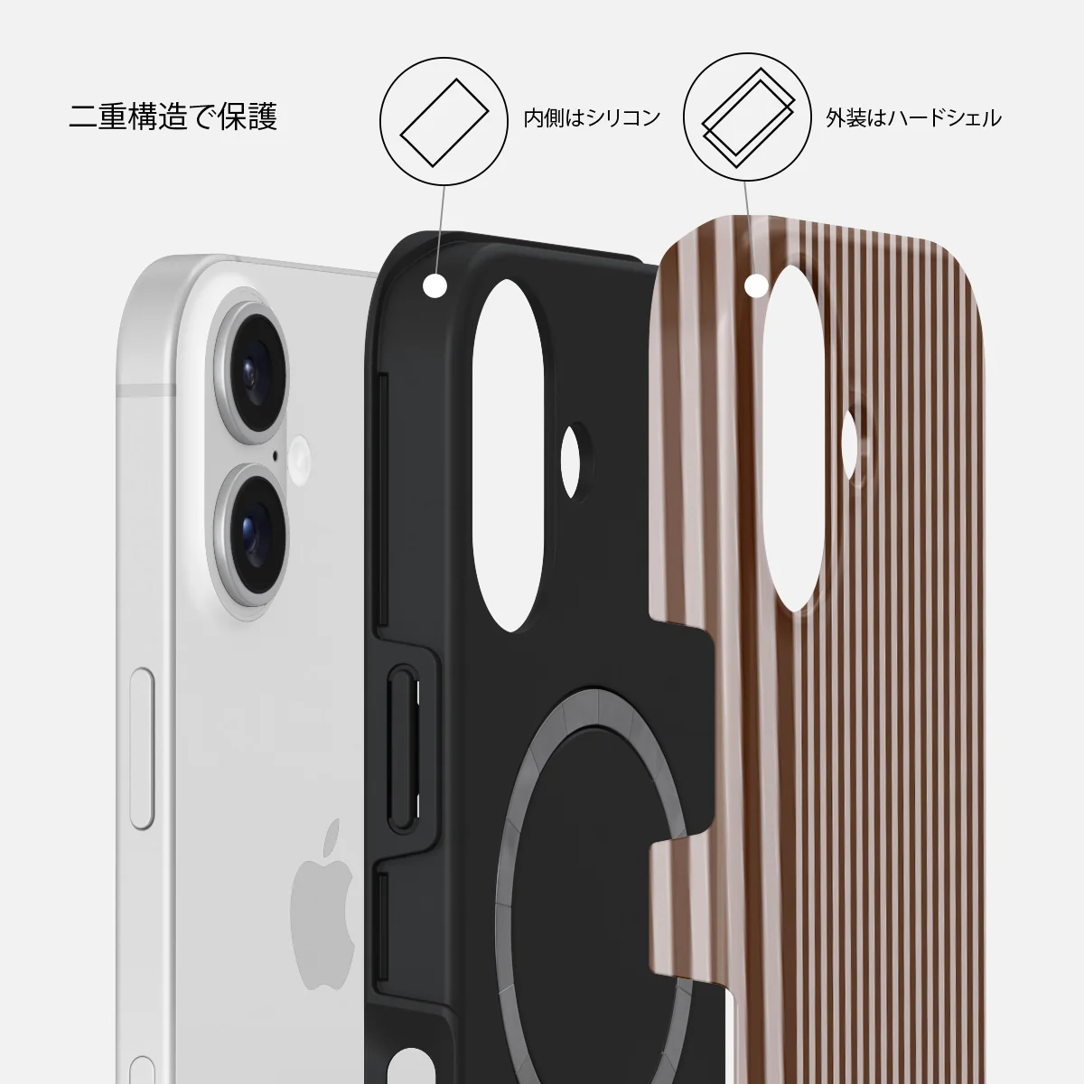 Macchiato - iPhone 16 Plus ケース