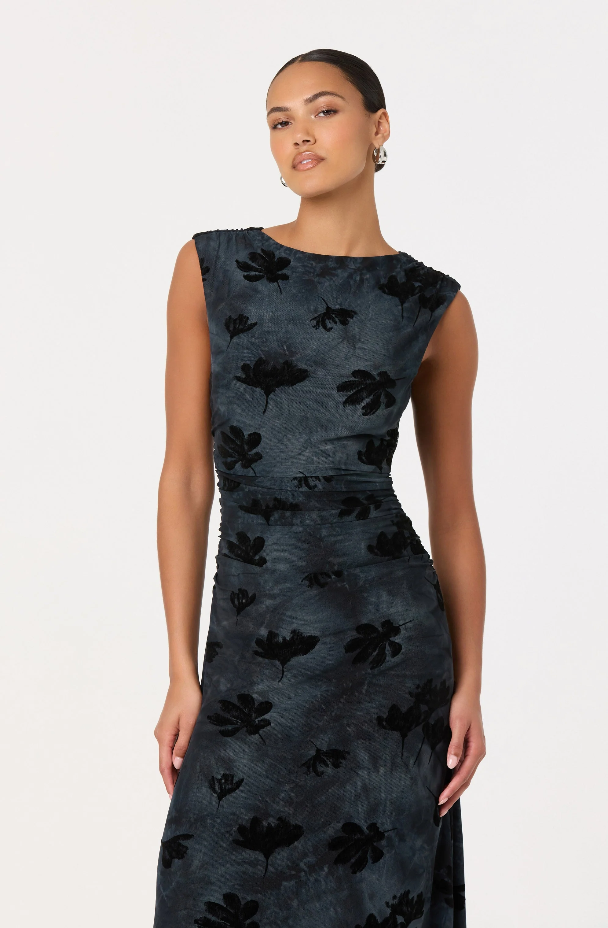Tionne Floral Midi Dress - luluinthesky