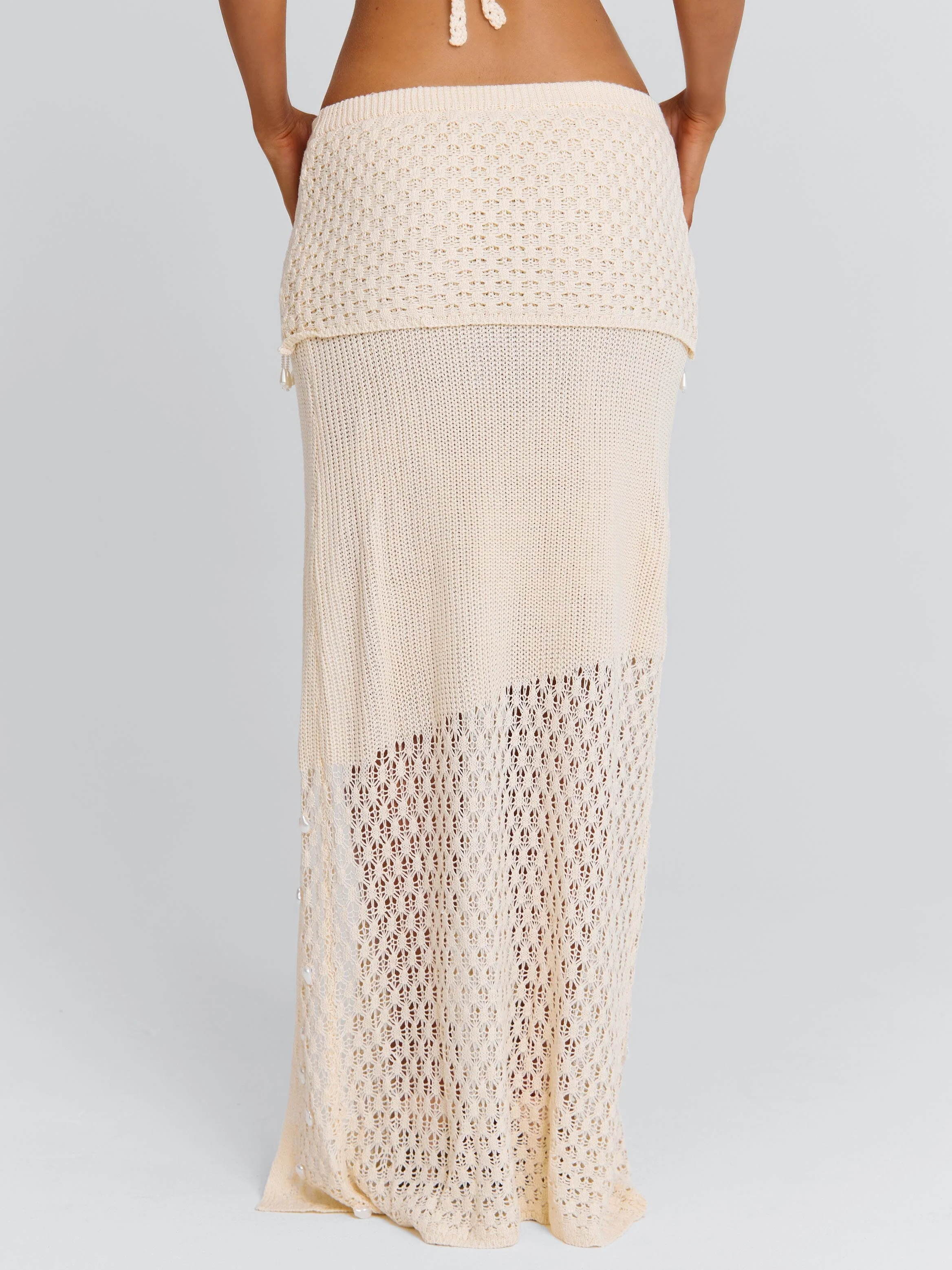 Zarielle Maxi Skirt Ivory
