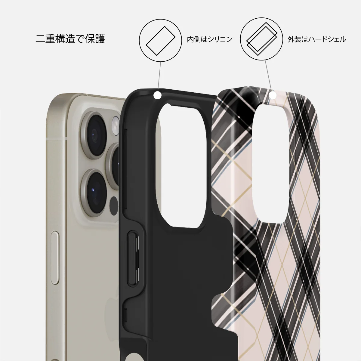 Plaid Please - iPhone 16 Pro Max ケース