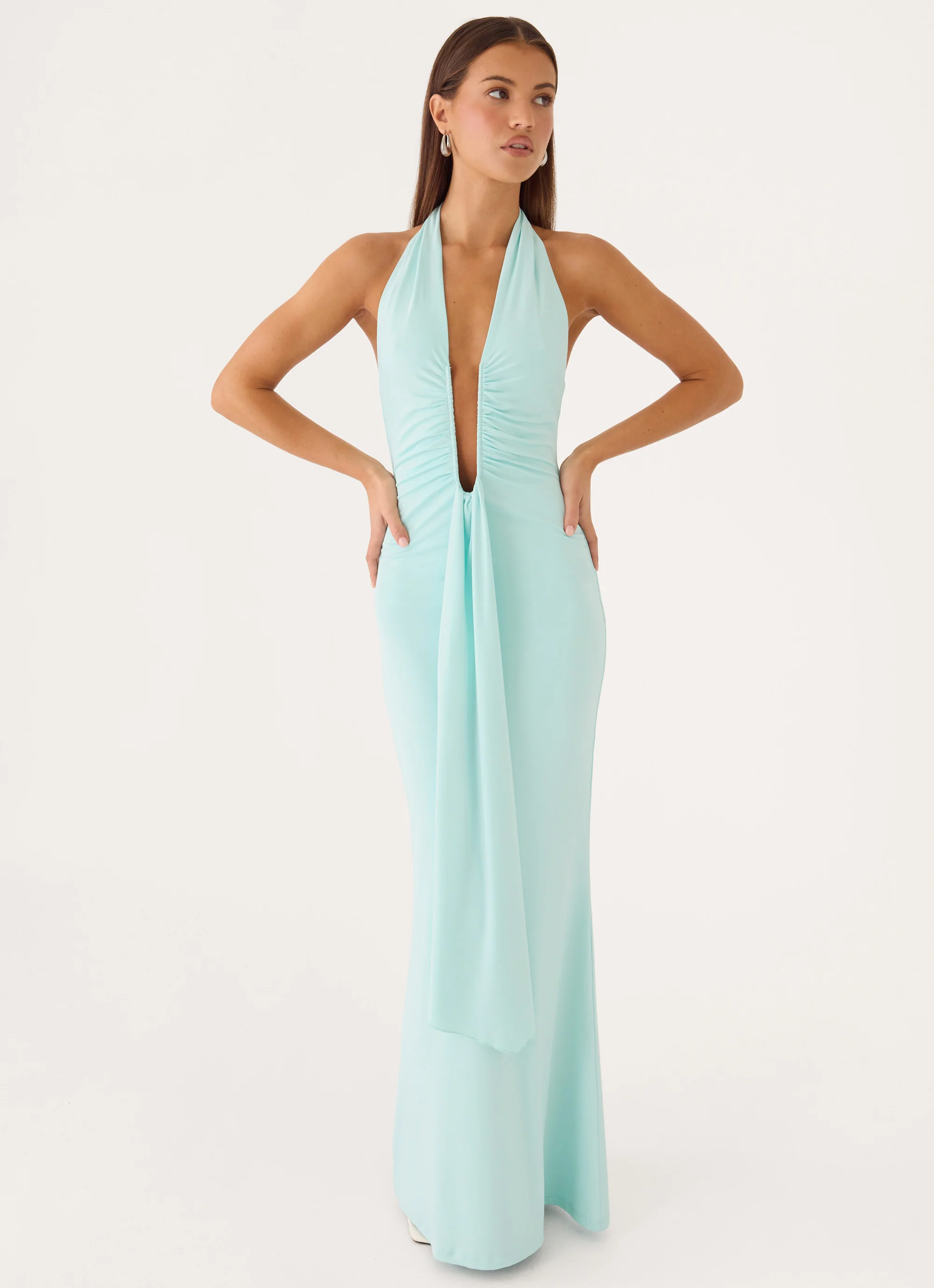 Emiliana Maxi Dress - Aqua