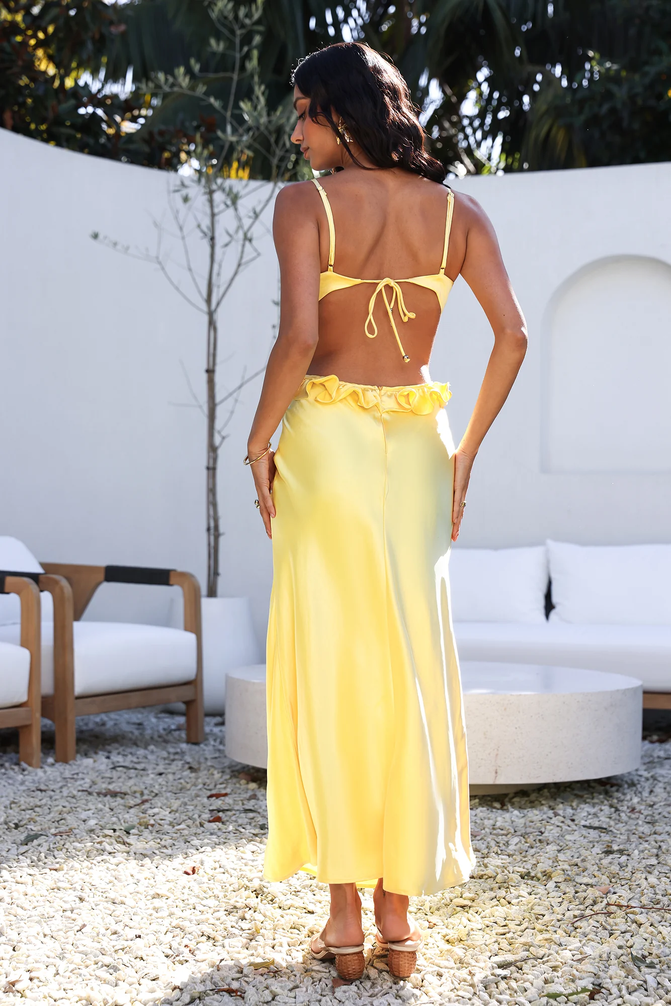Don't Speak Maxi Dress Yellow