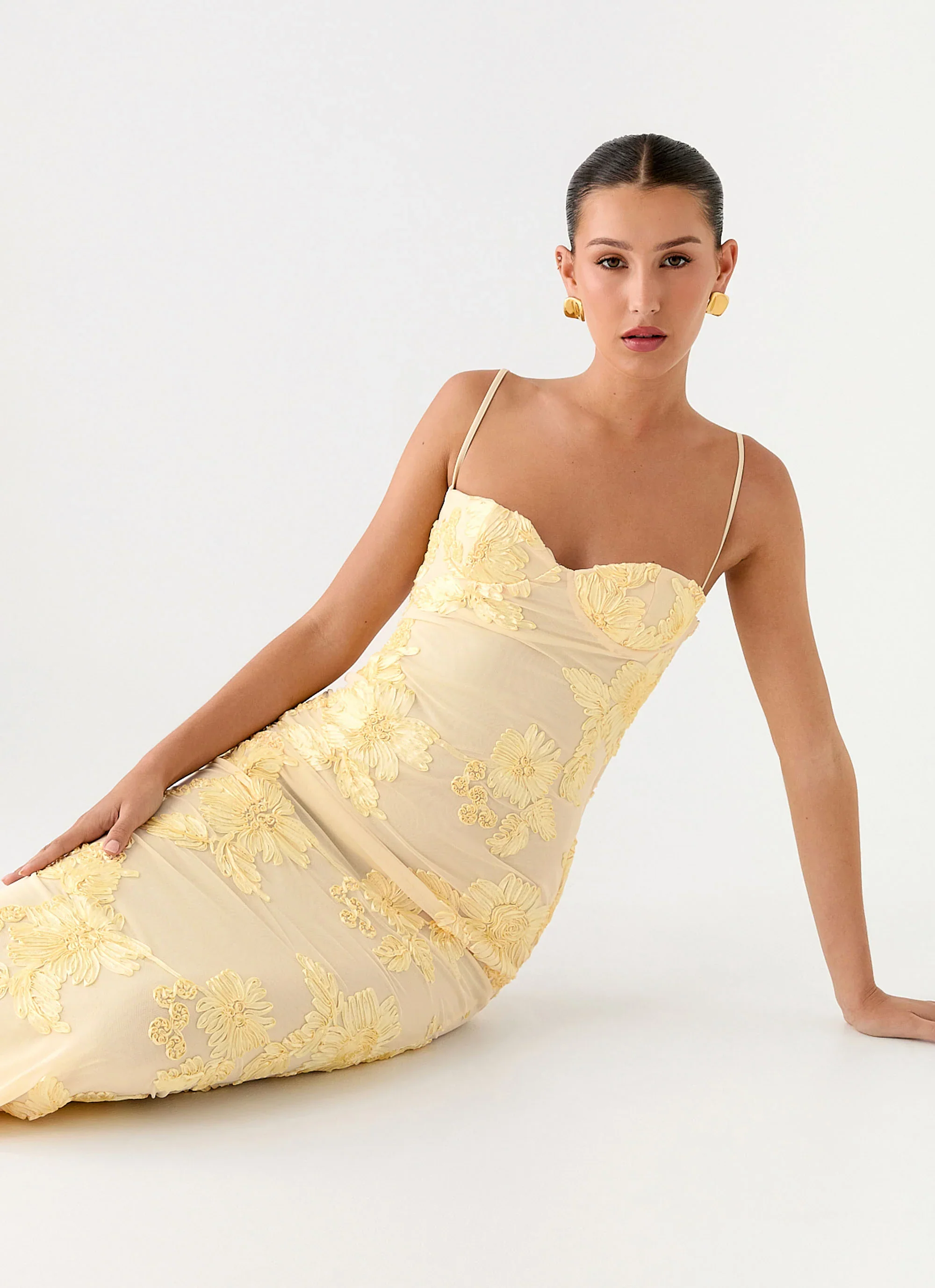 That Girl Maxi Dress - Lemon - luluinthesky