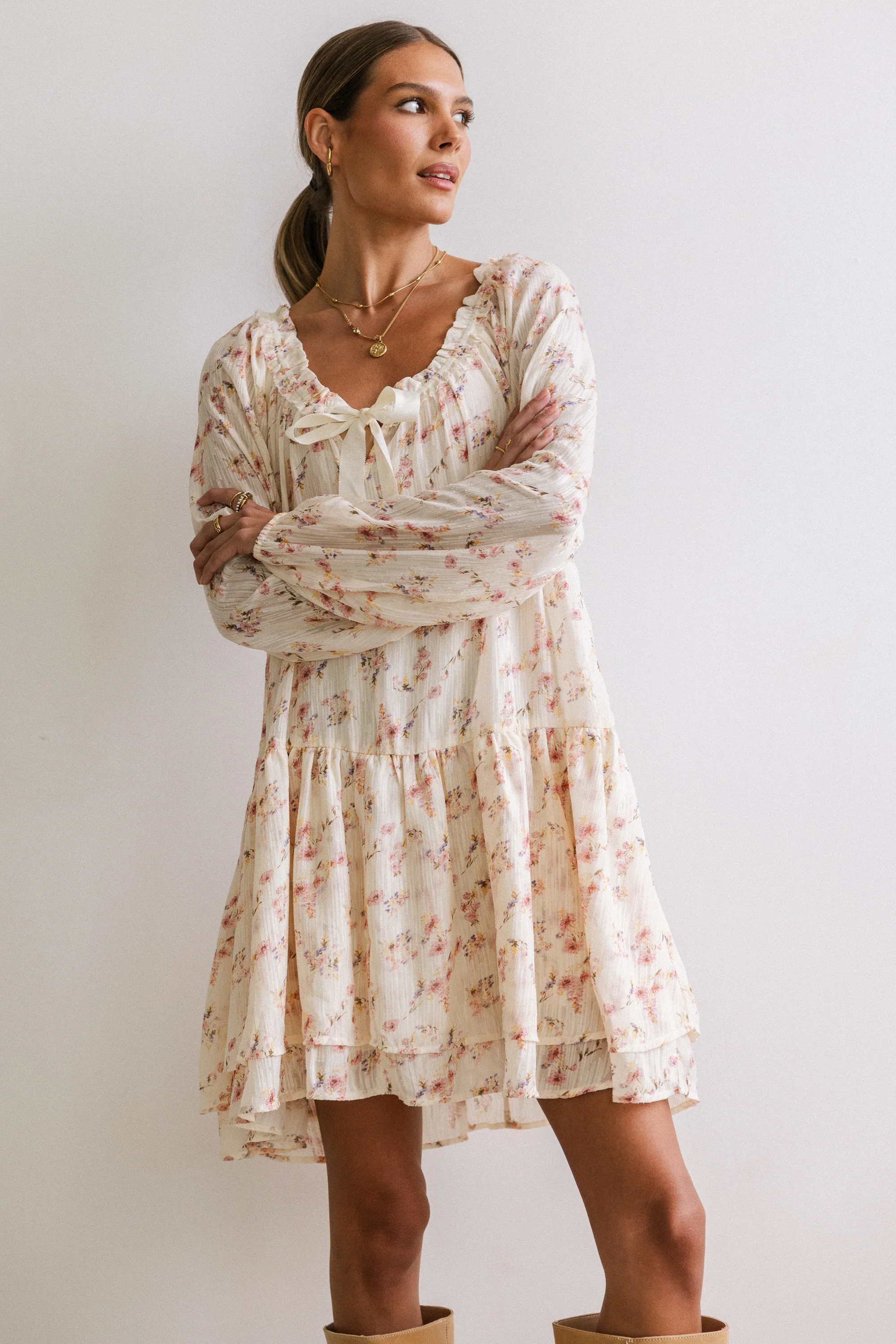 Tallie Floral Knee Length Dress