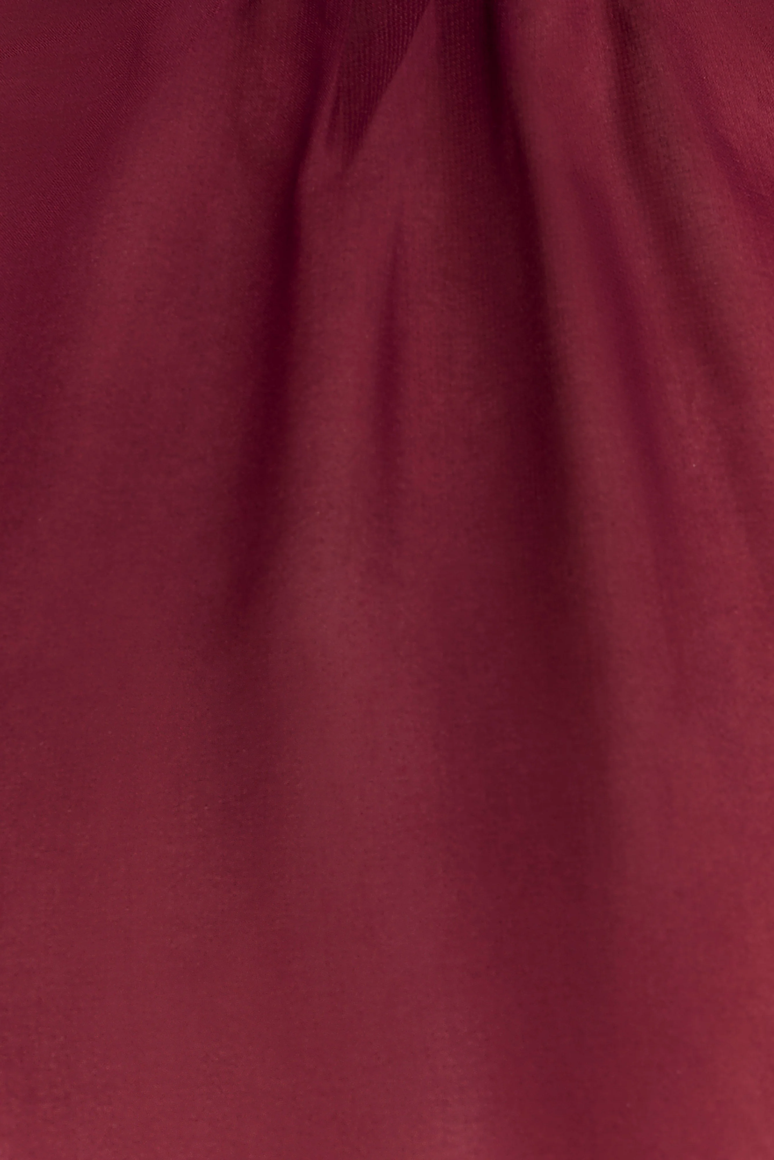 Nimah Chiffon Ruffle Mini Dress - Wine