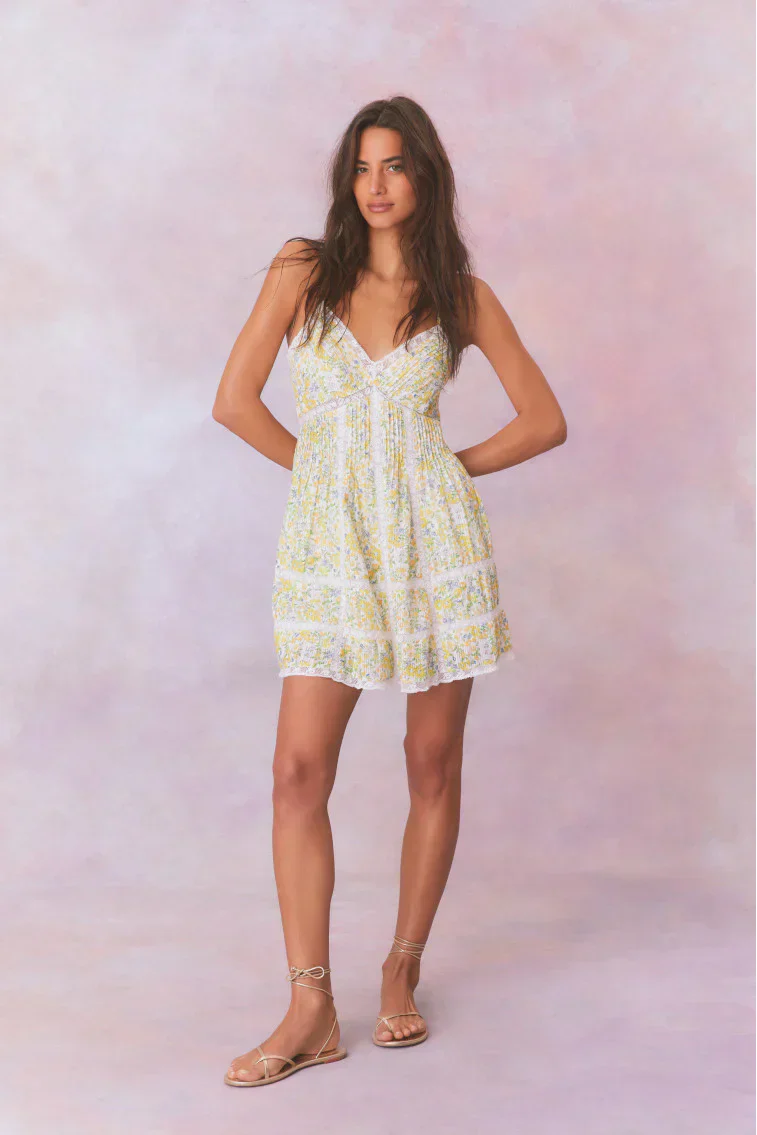 Docila Cotton Mini Dress - luluinthesky