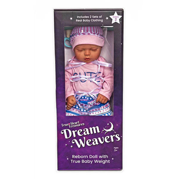 TrueHeart Treasures Dream Weavers Series 2 Weighted Reborn Lifelike Baby Dolls 3kg (6.61 lb) Baby Seraphina