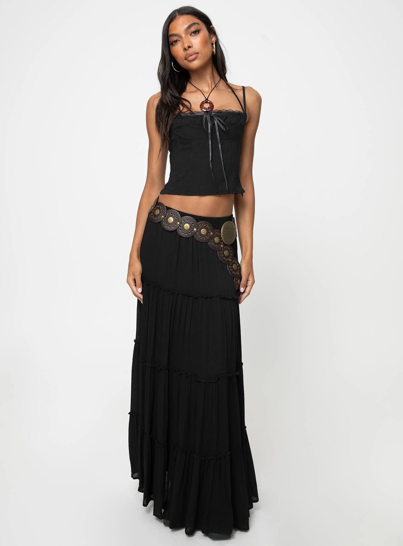 Trynia Top Black