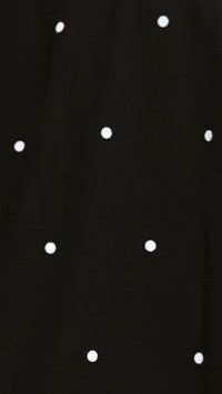 Sloane Mini Dress - Black Polka