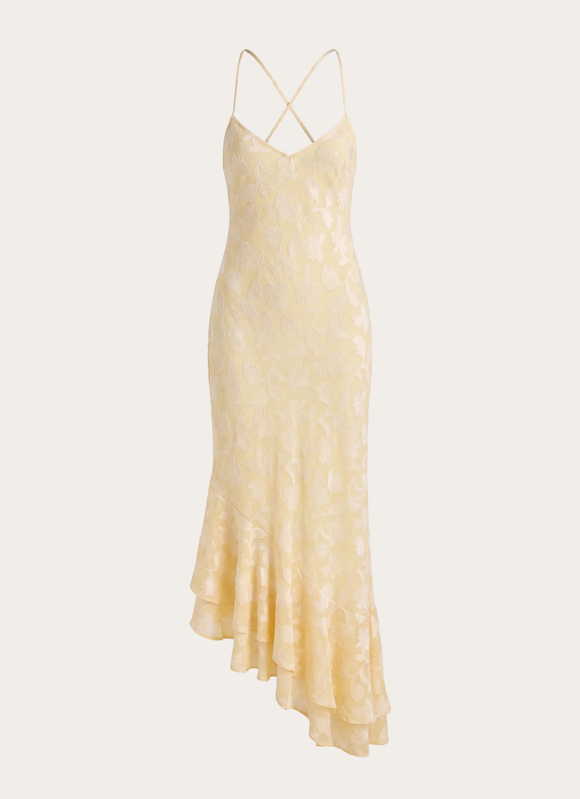 Take A Photo Midi Dress - Yellow - FASHION NOB
