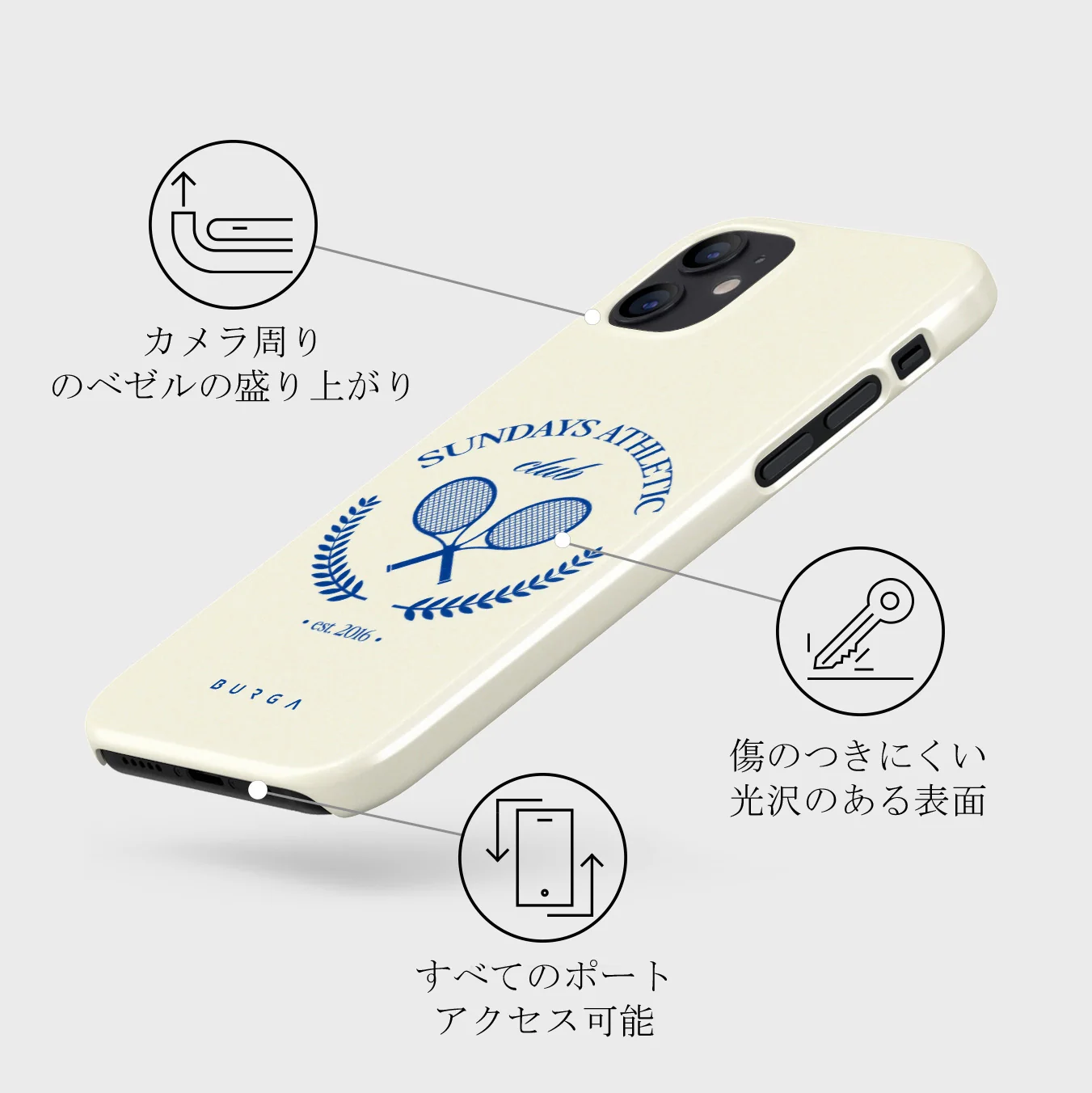 Leisure Club - iPhone 12 Mini ケース