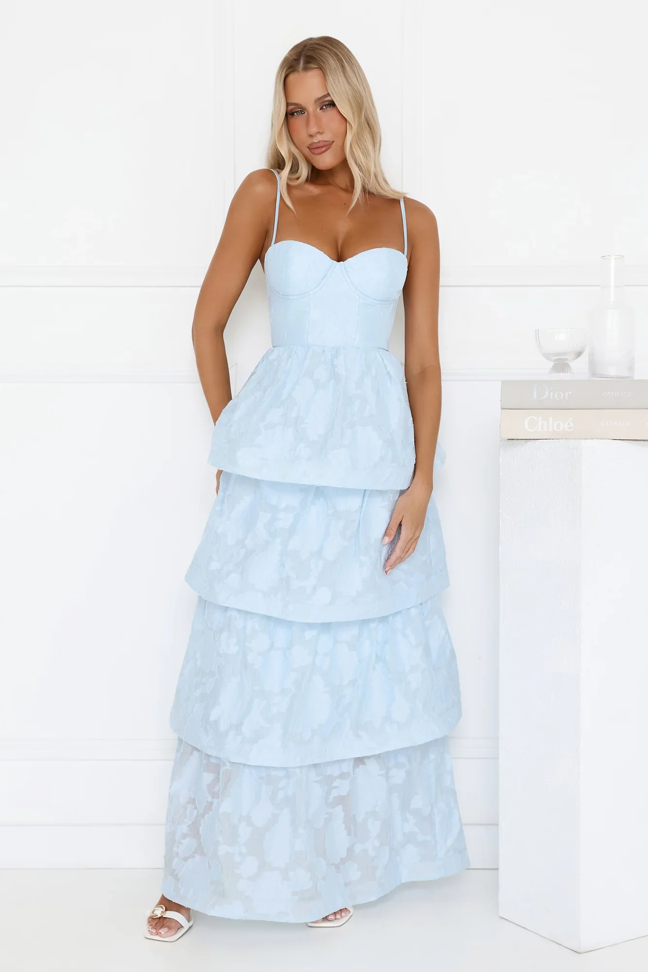 Elevated Desire Maxi Dress Blue - luluinthesky
