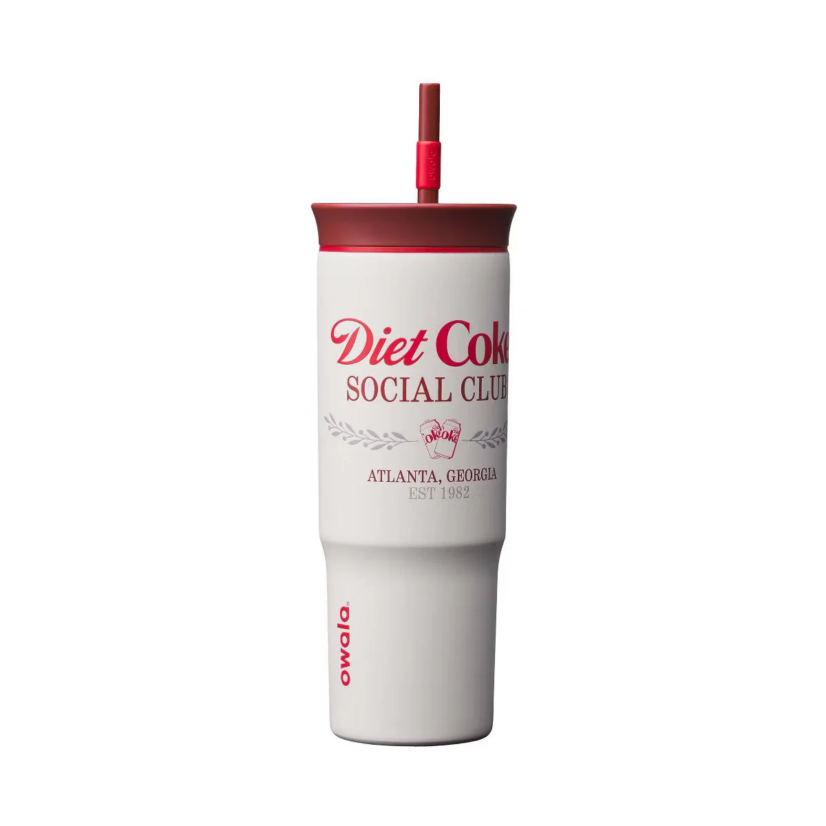 Owala 24oz Special Edition Diet Coke Stainless Steel Straw Tumbler - Classic Diet Coke - luluinthesky
