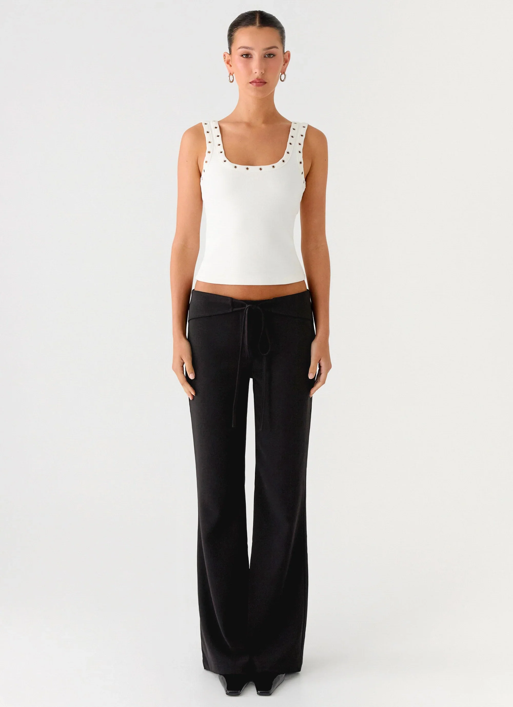 Miliani Eyelet Top - White