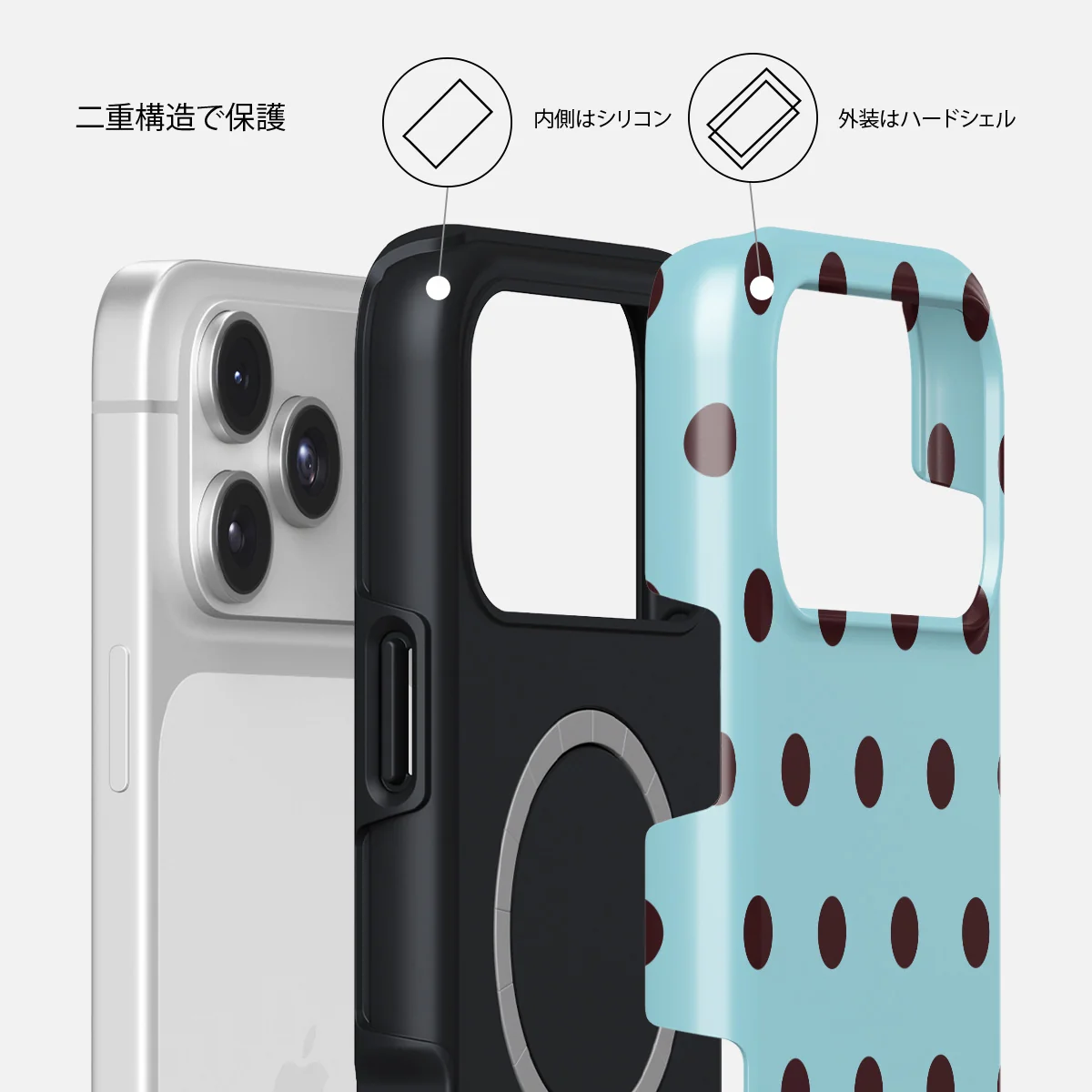 Aqua Mocha - iPhone 17 Pro Max ケース