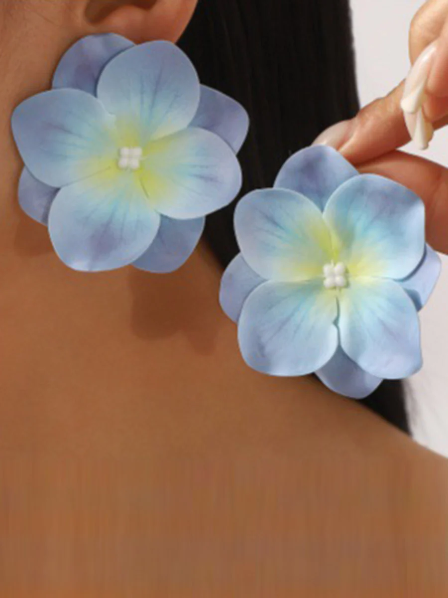 Flower Shape Earrings Accessories