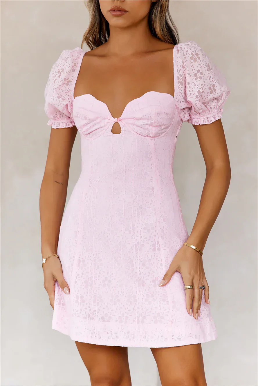 Strawberry Smoothie Mini Dress