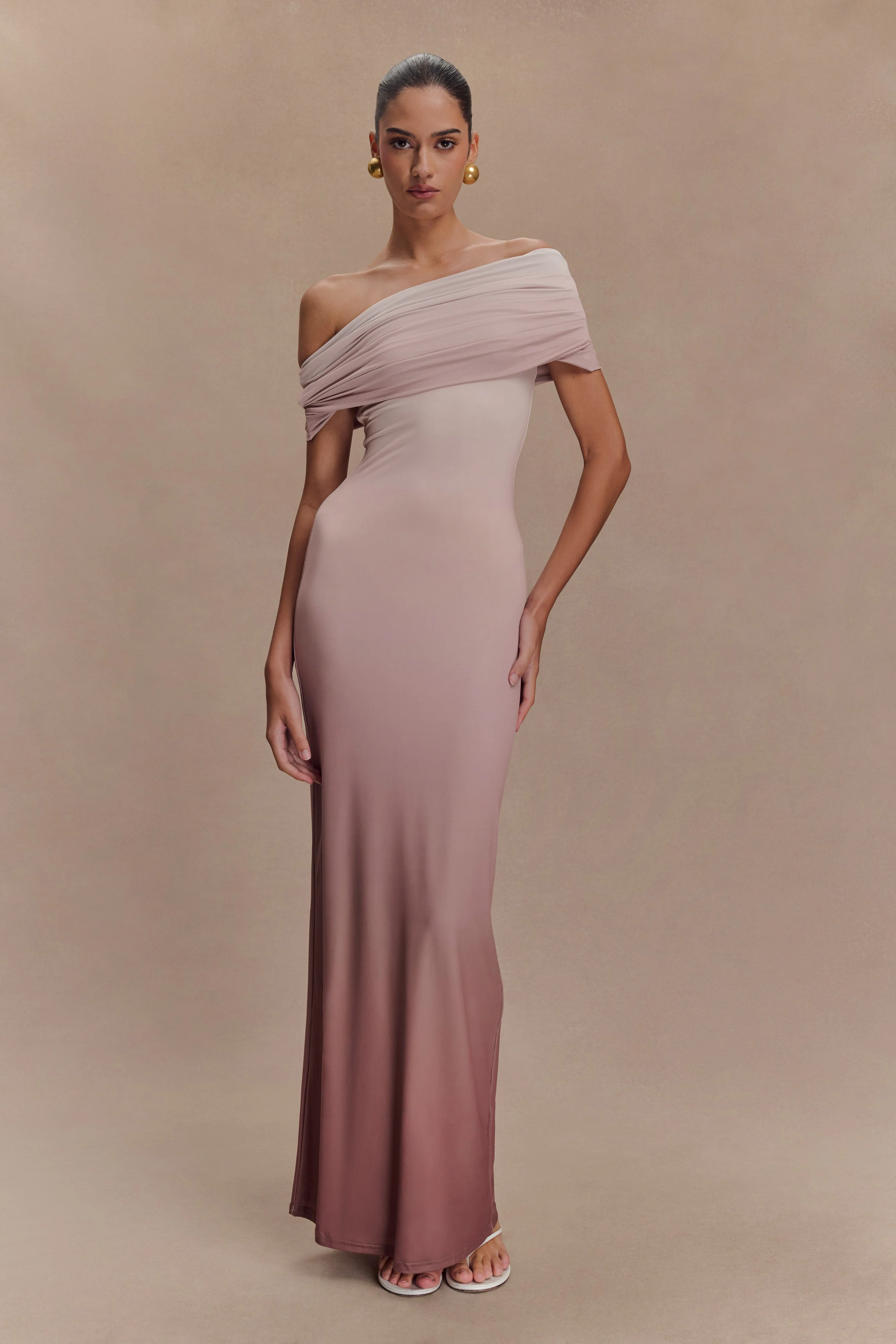 Cassandra-Off-Shoulder-Slinky-Maxi-Dress-Neutral-Ombre