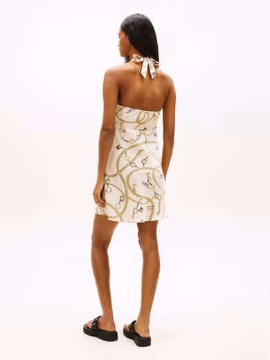 Neckholderkleid TJW CHAIN AOP HALTERNECK DRESS